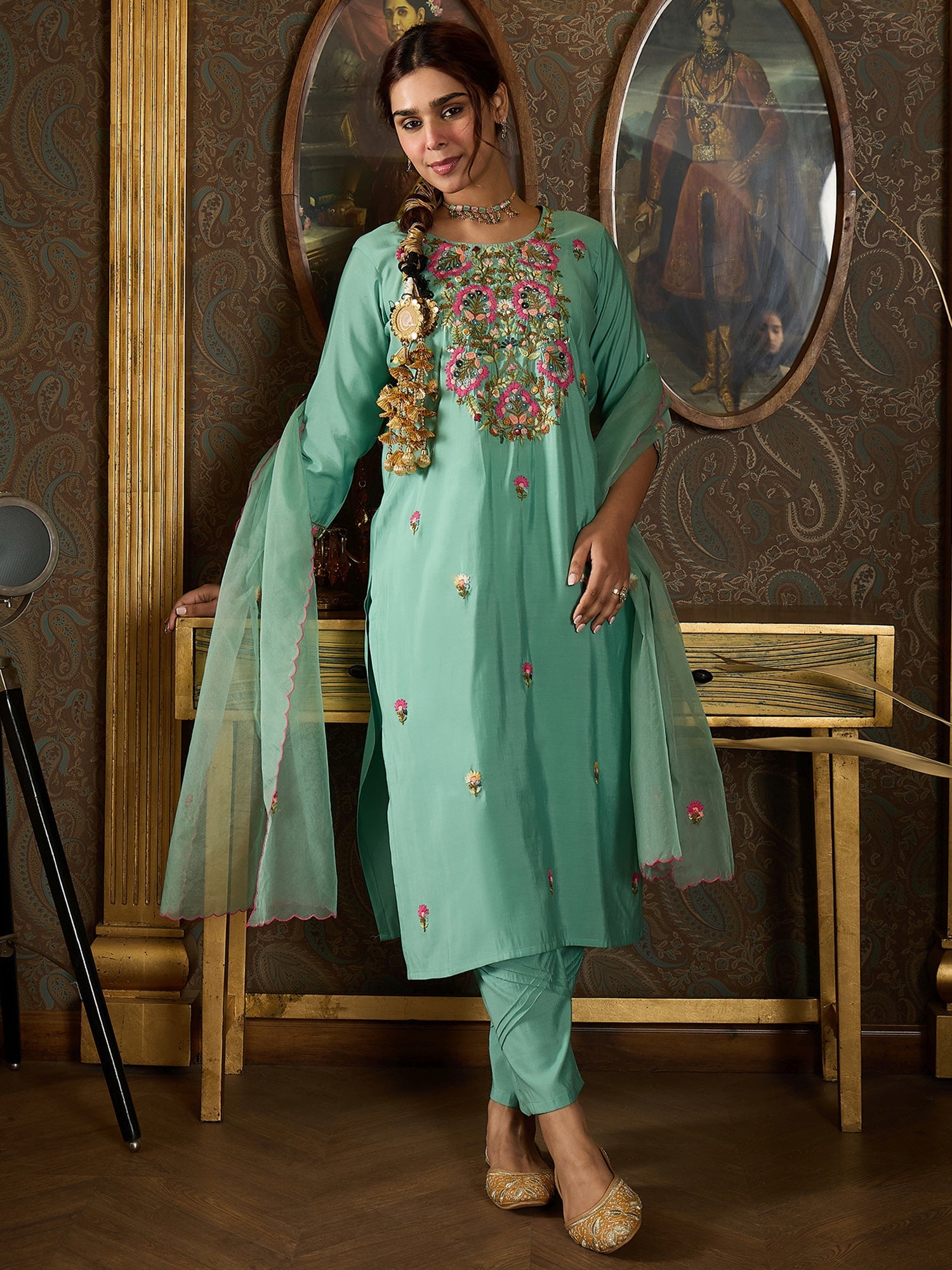 indo era, indo era kurta set, indo era suit, Kurta Set, Kurta set for women, cotton kurta set, indo era kurta set for women, Anarkali Kurta Set, Palazzo Kurta Set, Sleeveless Kurta, Embroidered Kurta, New Arrivals, Work wear, Dress, Best seller, Heeramandi dress, Summer sale, Summer suit, Wedding collection, Special offer, plus size, Spring summer, party wear, Summer Special, Printed Kurta, wedding wear, outfit ideas, Straight Kurta, Cotton Outfit, A line dress, dress for women,Sea Green kurta set
