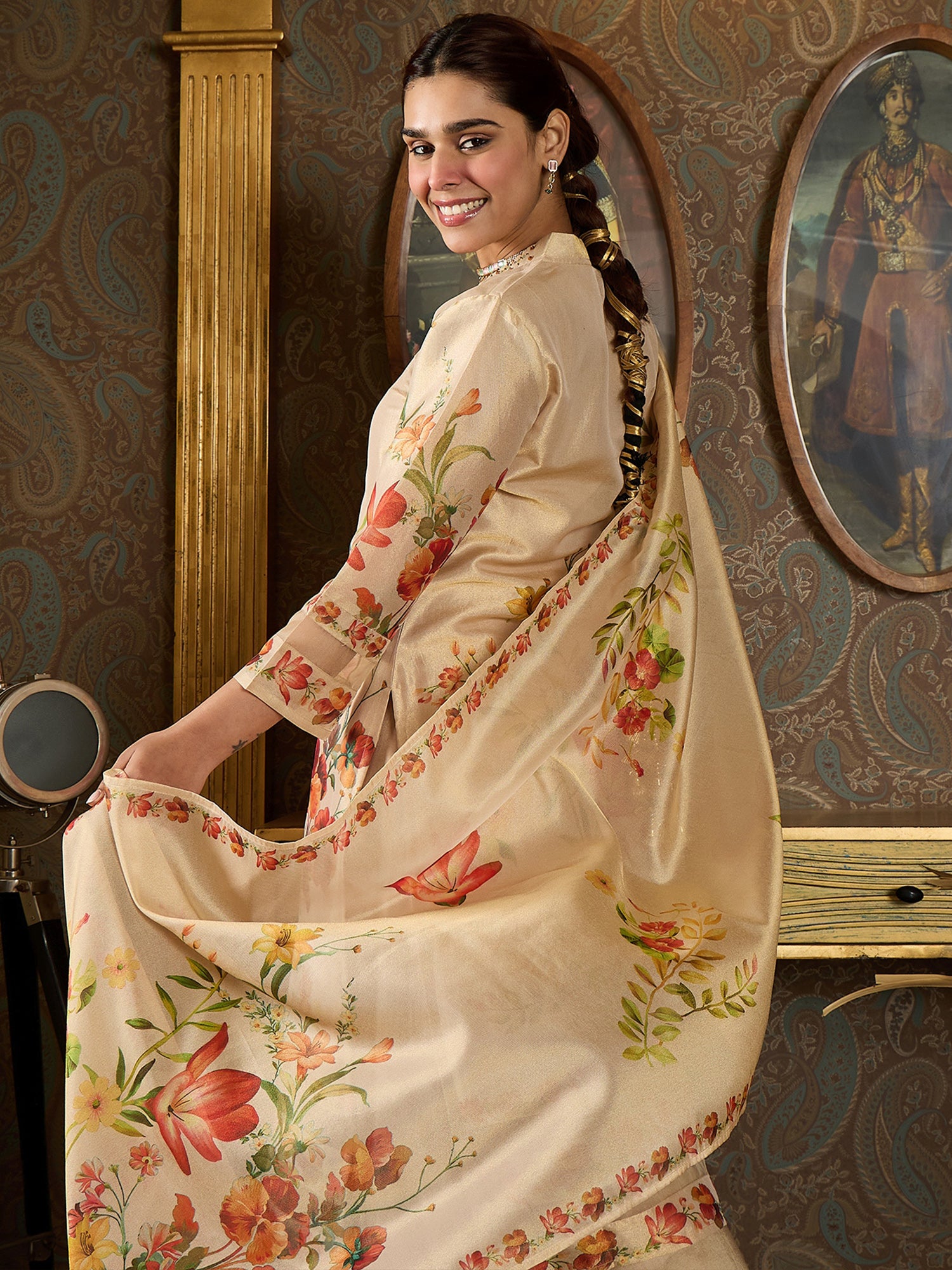 Off White Kurta Sets  For women,indo era, indoera, kurta set for women, women kurta set, women suit, summer wear for women, festive suit for women, mother's day outfit, dress for mother, mother's day special, heeramandi dress