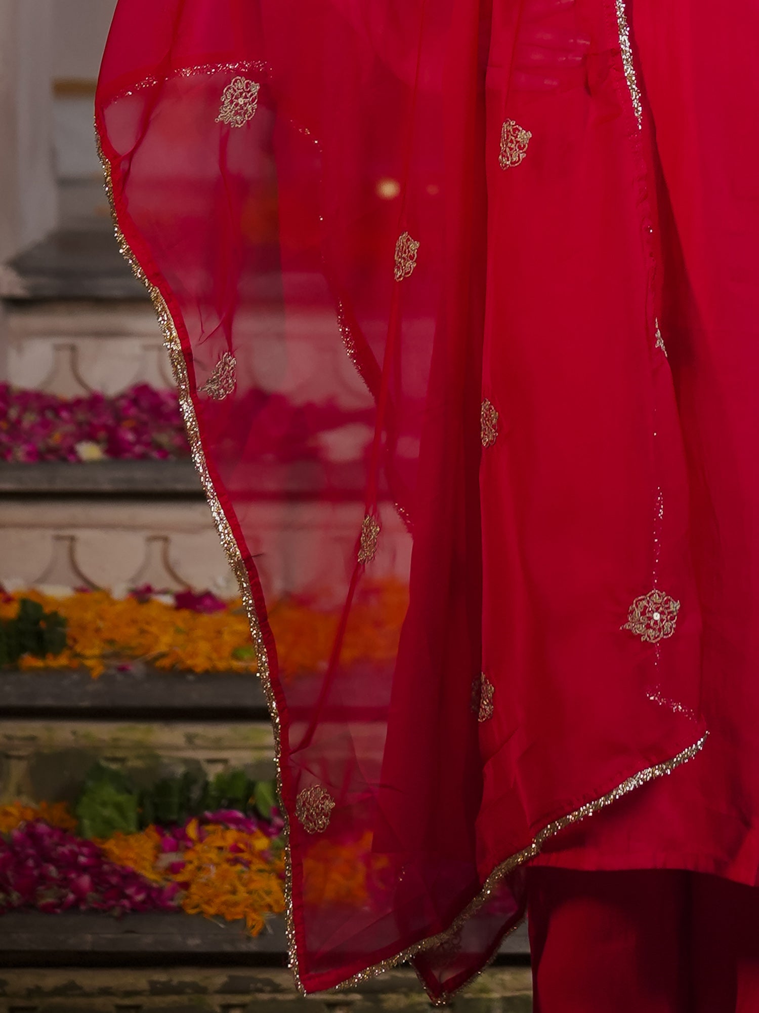 Red Kurta Sets  For women,indo era, indoera, kurta set for women, women kurta set, women suit, summer wear for women, festive suit for women, mother's day outfit, dress for mother, mother's day special, kurta set for women, kurta for women, kurta trouser and dupatta