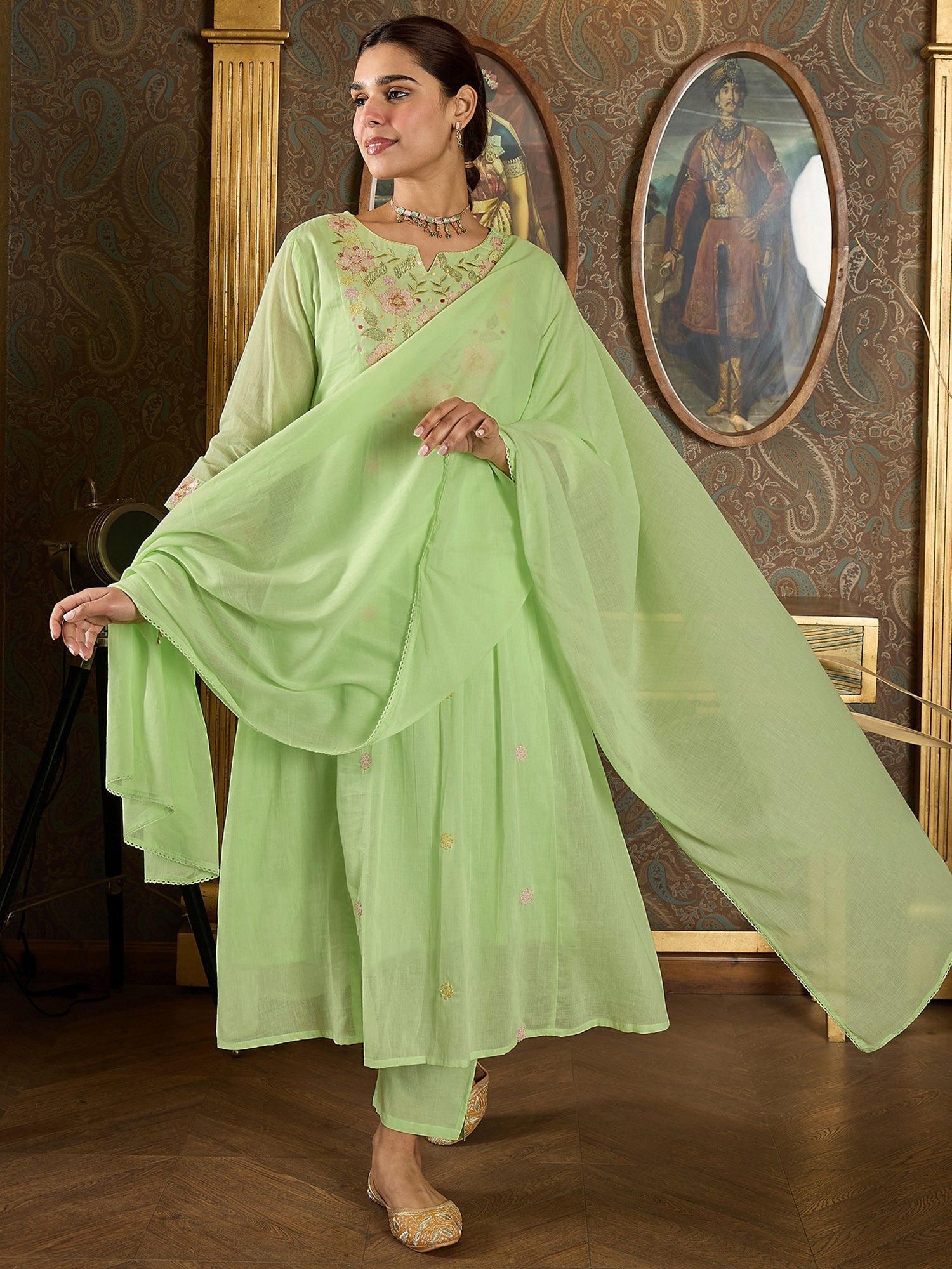 indo era, indo era kurta set, indo era suit, Kurta Set, Kurta set for women, cotton kurta set, indo era kurta set for women, Anarkali Kurta Set, Palazzo Kurta Set, Sleeveless Kurta, Embroidered Kurta, New Arrivals, Work wear, Dress, Best seller, Heeramandi dress, Summer sale, Summer suit, Wedding collection, Special offer, plus size, Spring summer, party wear, Summer Special, Printed Kurta, wedding wear, outfit ideas, Straight Kurta, Cotton Outfit, A line dress, dress for women,Green kurta set