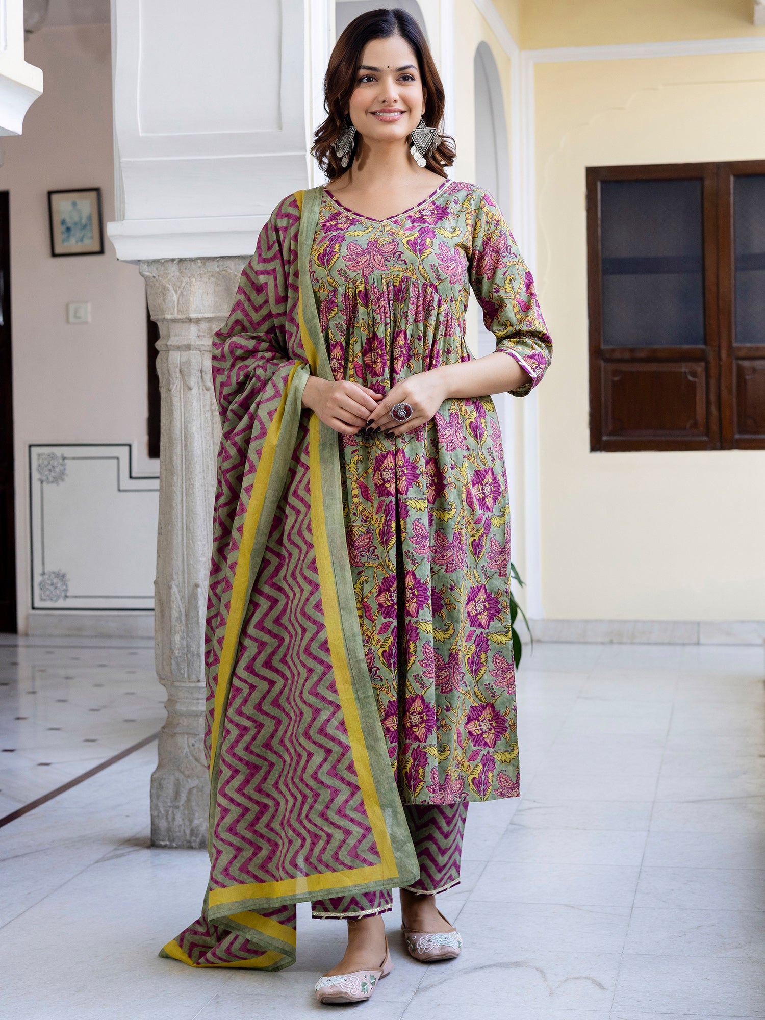 Grey Kurta Sets  For women,indo era, indoera, kurta set for women, women kurta set, women suit, summer wear for women, festive suit for women, mother's day outfit, dress for mother, mother's day special, kurta set for women, kurta for women, kurta trouser and dupatta