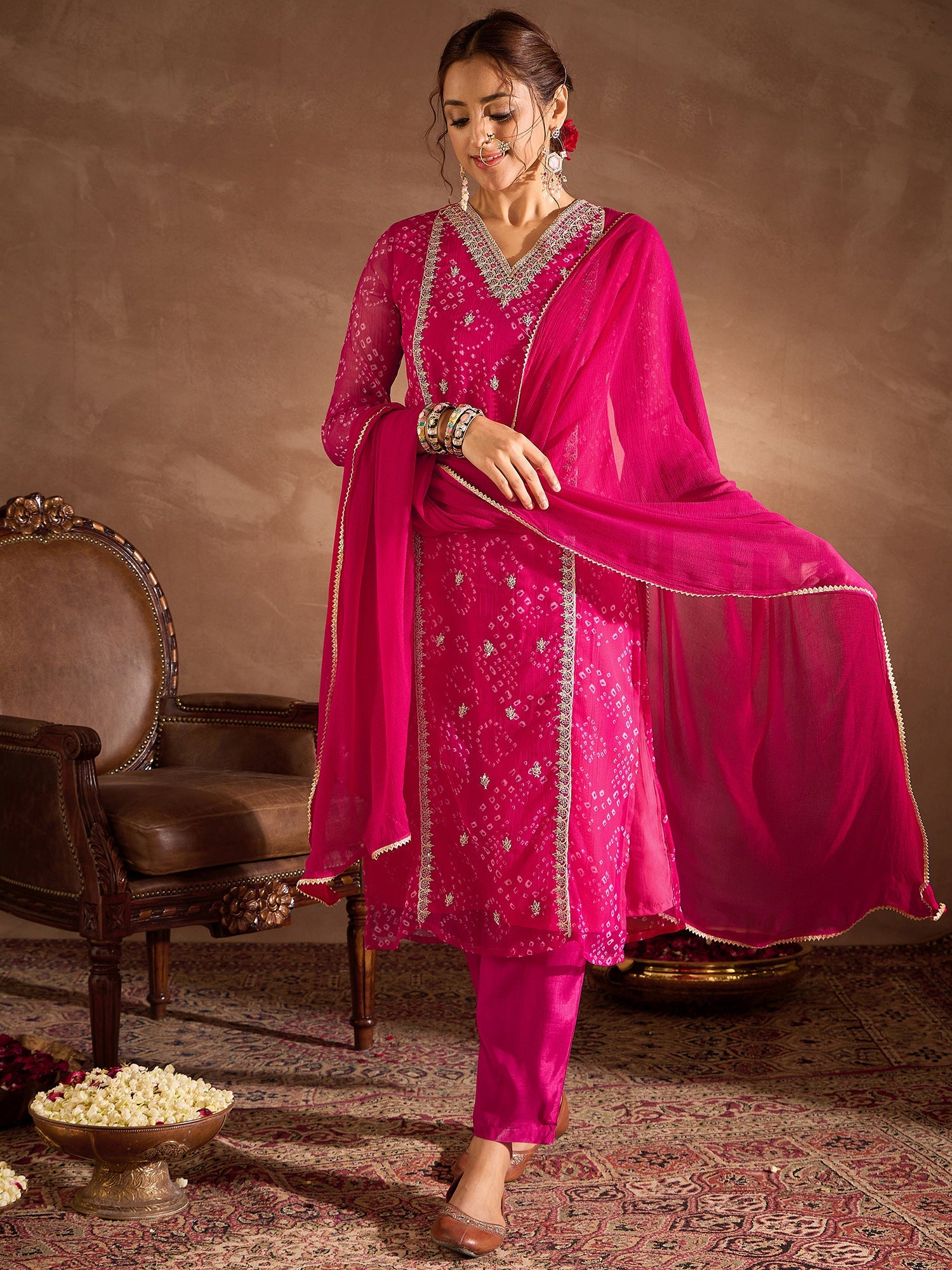 indo era, suit, kurta set for women, indo era kurta, kurta sets for ladies, summer dresses for women, 3 piece suit, cotton kurta set for women, new arrivals, women kurti plazo set, women in suit, kurta suit, floral kurta, short suit, spring summer, Pink suit