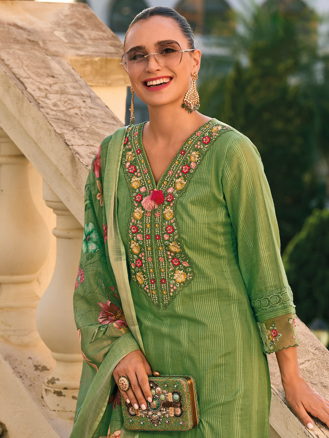 indo era, indoera, indo era kurta, heeramandi dress, heeramandi, dress for women, kurta for women, kurtaset for women, indo era kurta set, indo era suit, anarkali kurta, salwar suit, sharara set, cotton kurta, dress for women, kurta for women, birthday dress for women, gown for women, formal dress for women, party wear for women, summer dress, female kurti, cotton dress for women, kurta with dupatta, dressing style, casual look, new arrival for women, Green suit