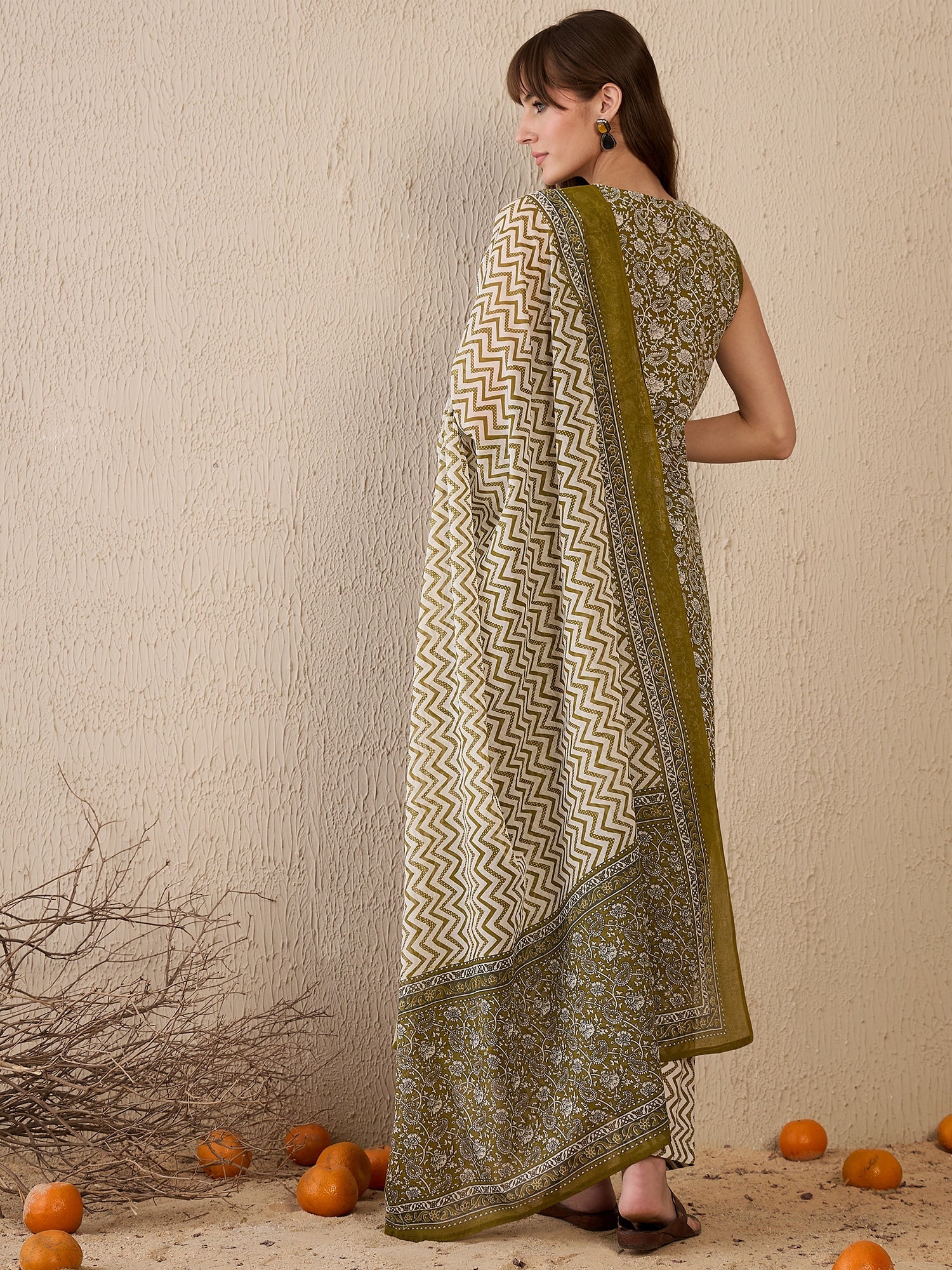 Green Kurta Sets  For women,indo era, indoera, kurta set for women, women kurta set, women suit, summer wear for women, cotton suit set, women cotton kurta, cotton kurta with dupatta