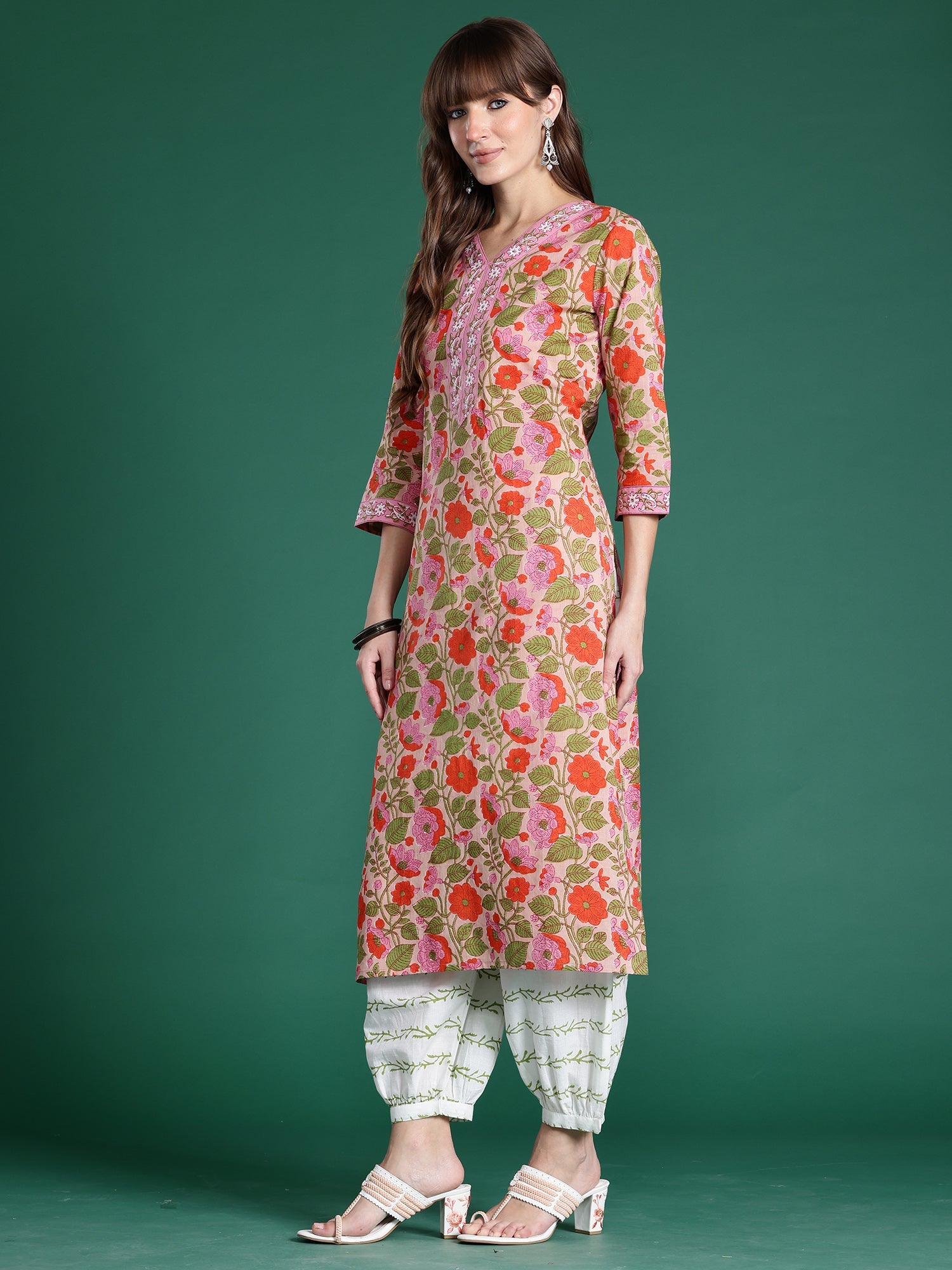 indo era, indo era kurta set, indo era suit, Kurta Set, Kurta set for women, cotton kurta set, indo era kurta set for women, Anarkali Kurta Set, Palazzo Kurta Set, Sleeveless Kurta, Embroidered Kurta, New Arrivals, Work wear, Dress, Best seller, Heeramandi dress, Summer sale, Summer suit, Wedding collection, Special offer, plus size, Spring summer, party wear, Summer Special, Printed Kurta, wedding wear, outfit ideas, Straight Kurta, Cotton Outfit, A line dress, dress for women,Pink kurta set