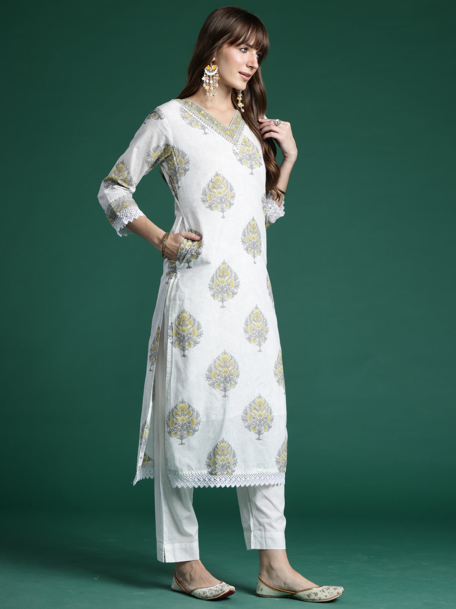 indo era, indo era kurta set, indo era suit, Kurta Set, Kurta set for women, cotton kurta set, indo era kurta set for women, Anarkali Kurta Set, Palazzo Kurta Set, Sleeveless Kurta, Embroidered Kurta, New Arrivals, Work wear, Dress, Best seller, Heeramandi dress, Summer sale, Summer suit, Wedding collection, Special offer, plus size, Spring summer, party wear, Summer Special, Printed Kurta, wedding wear, outfit ideas, Straight Kurta, Cotton Outfit, A line dress, dress for women,White kurta set