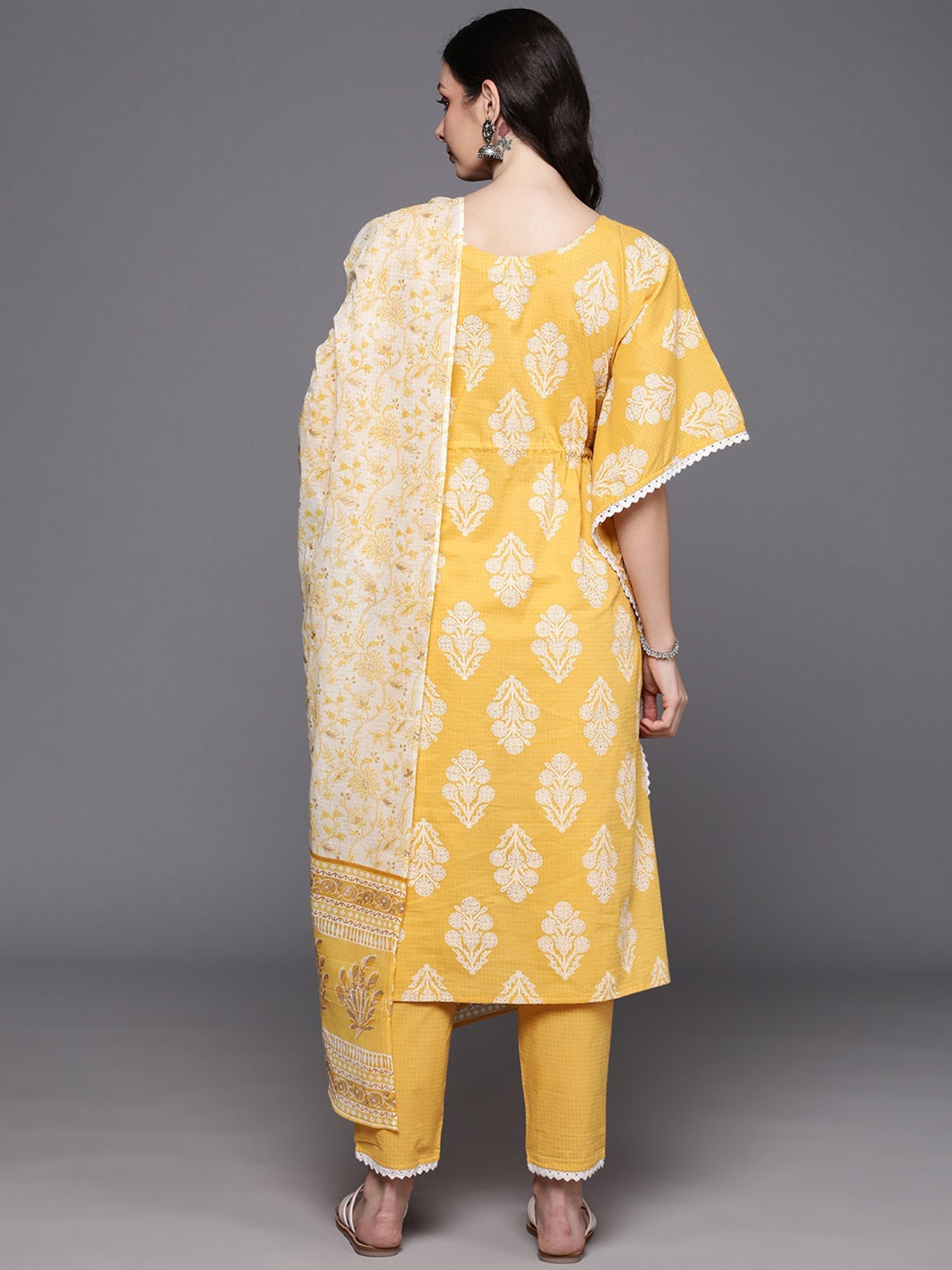 Yellow Kurta Sets  For women,indo era, indoera, kurta set for women, women kurta set, women suit, summer wear for women, cotton suit set, women cotton kurta, cotton kurta with dupatta