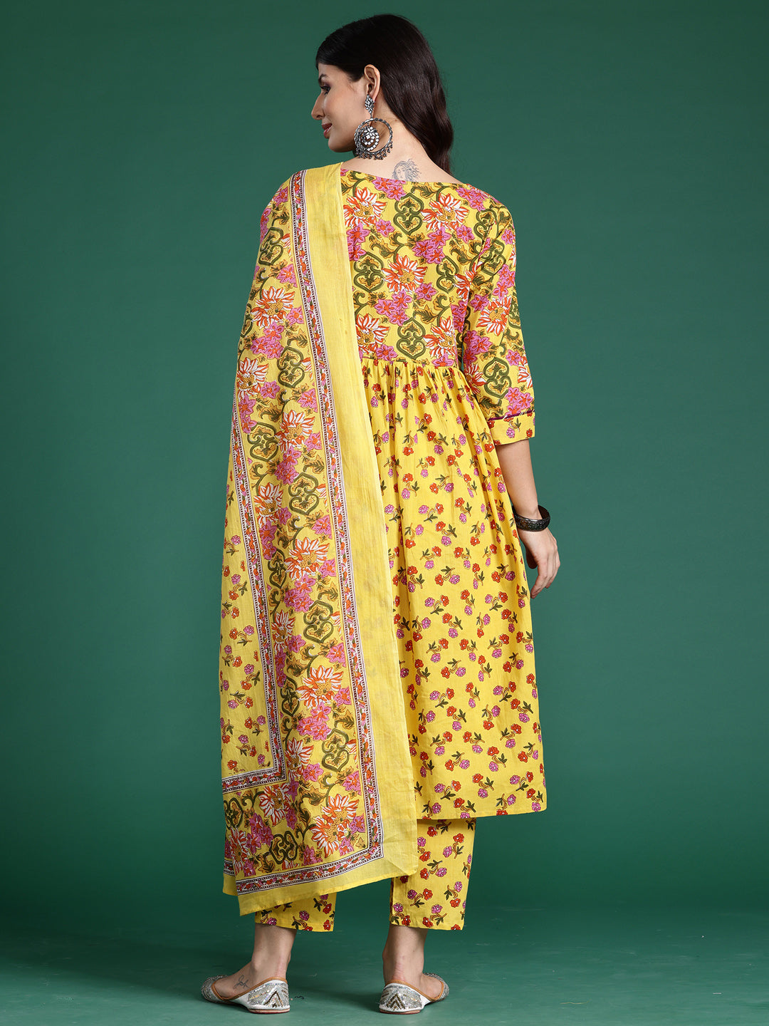 Yellow Kurta Sets  For women,indo era, indoera, kurta set for women, women kurta set, women suit, summer wear for women, cotton suit set, women cotton kurta, cotton kurta with dupatta