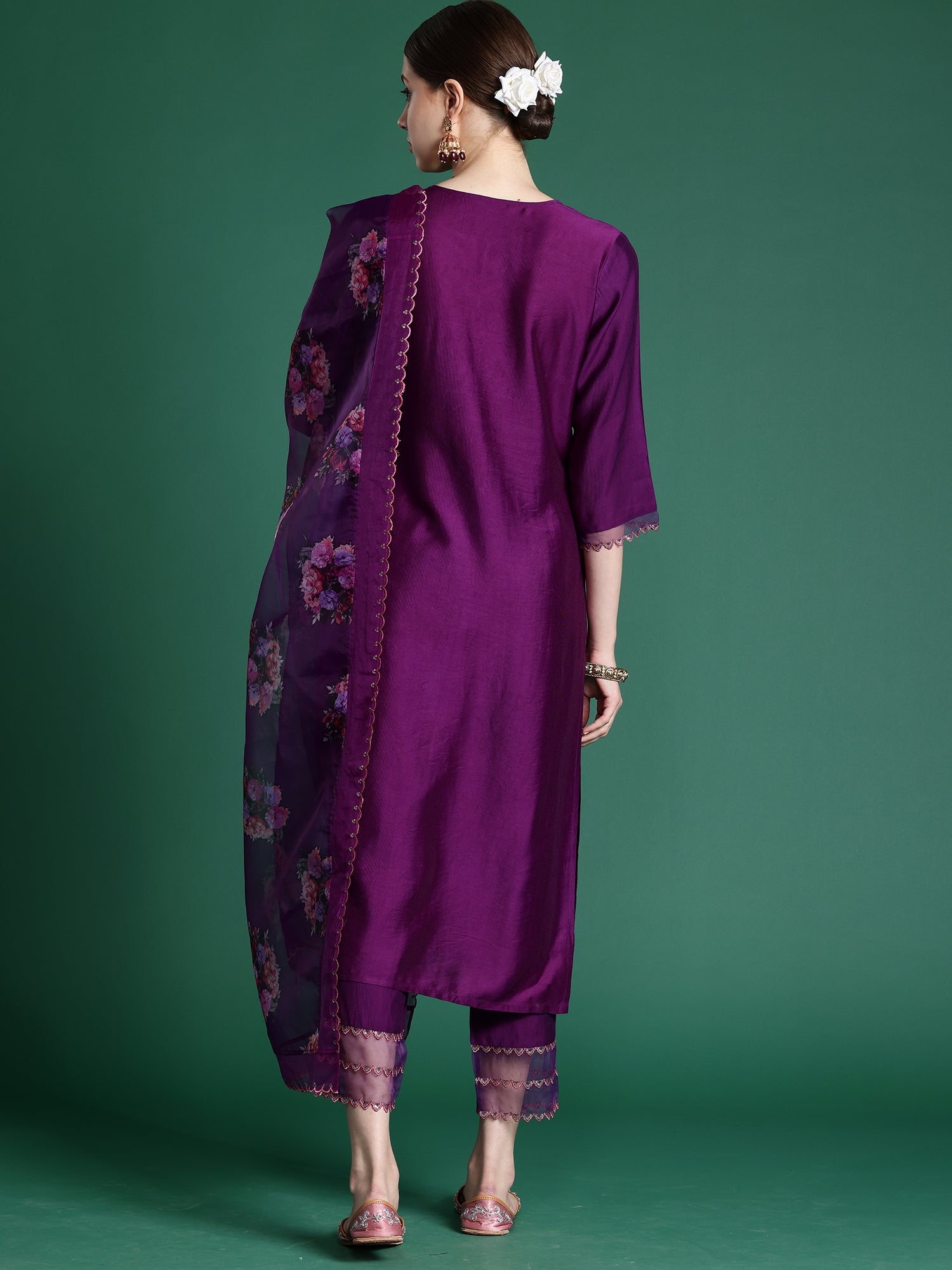 indo era, suit, kurta set for women, indo era kurta, kurta sets for ladies, summer dresses for women, 3 piece suit, cotton kurta set for women, new arrivals, women kurti plazo set, women in suit, kurta suit, floral kurta, short suit, spring summer, Purple suit