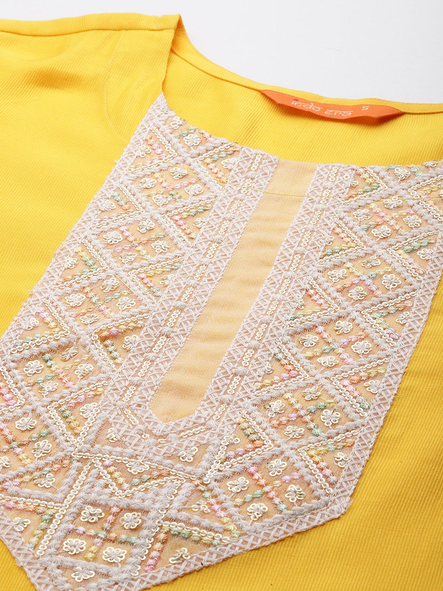 indo era, suit, kurta set for women, indo era kurta, kurta sets for ladies, summer dresses for women, 3 piece suit, cotton kurta set for women, new arrivals, women kurti plazo set, women in suit, kurta suit, floral kurta, short suit, spring summer, Yellow suit
