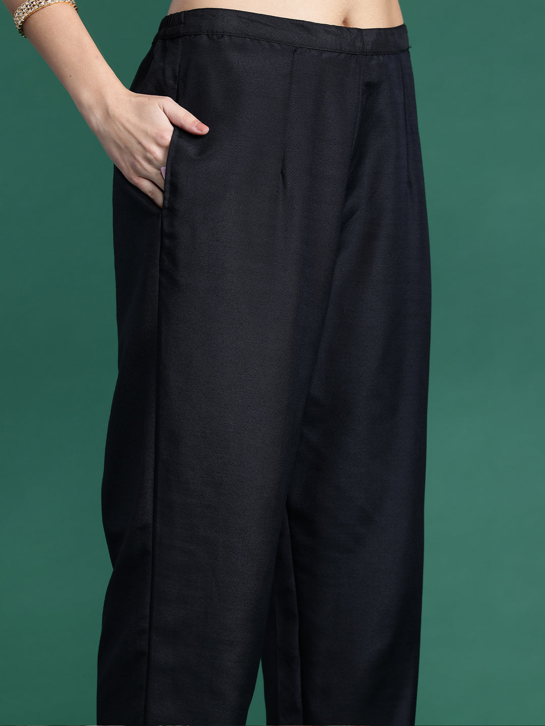 Black Kurta Sets  For women,indo era, indoera, kurta set for women, women kurta set, women suit, summer wear for women, festive suit for women, mother's day outfit, dress for mother, mother's day special, kurta set for women, kurta for women, kurta trouser and dupatta