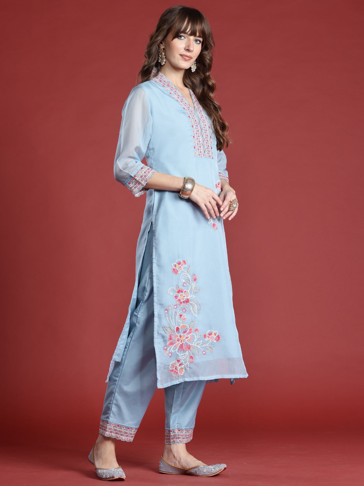 indo era, indo era kurta set, indo era suit, Kurta Set, Kurta set for women, cotton kurta set, indo era kurta set for women, Anarkali Kurta Set, Palazzo Kurta Set, Sleeveless Kurta, Embroidered Kurta, New Arrivals, Work wear, Dress, Best seller, Heeramandi dress, Summer sale, Summer suit, Wedding collection, Special offer, plus size, Spring summer, party wear, Summer Special, Printed Kurta, wedding wear, outfit ideas, Straight Kurta, Cotton Outfit, A line dress, dress for women,Blue kurta set