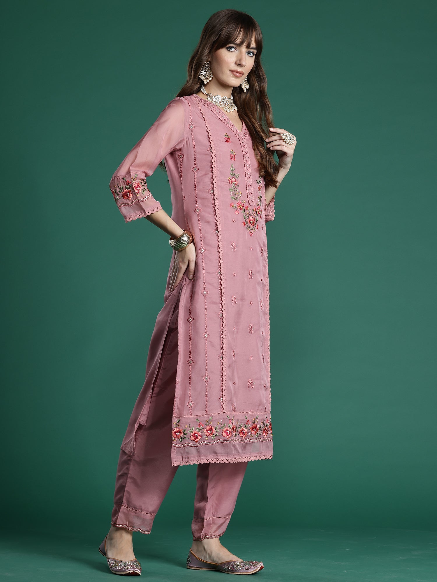 indo era, indo era kurta set, indo era suit, Kurta Set, Kurta set for women, cotton kurta set, indo era kurta set for women, Anarkali Kurta Set, Palazzo Kurta Set, Sleeveless Kurta, Embroidered Kurta, New Arrivals, Work wear, Dress, Best seller, Heeramandi dress, Summer sale, Summer suit, Wedding collection, Special offer, plus size, Spring summer, party wear, Summer Special, Printed Kurta, wedding wear, outfit ideas, Straight Kurta, Cotton Outfit, A line dress, dress for women,Pink kurta set