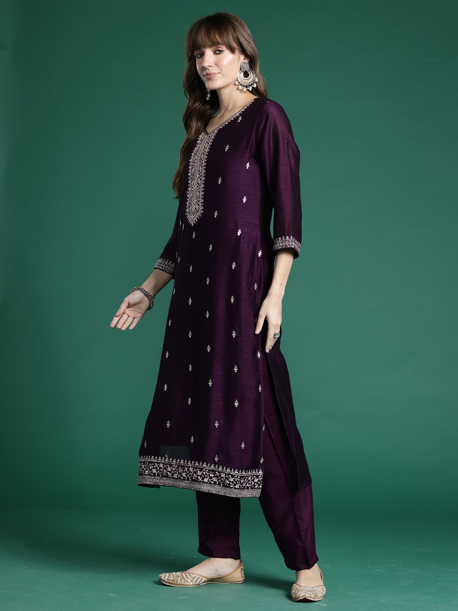 indo era, indo era kurta set, indo era suit, Kurta Set, Kurta set for women, cotton kurta set, indo era kurta set for women, Anarkali Kurta Set, Palazzo Kurta Set, Sleeveless Kurta, Embroidered Kurta, New Arrivals, Work wear, Dress, Best seller, Heeramandi dress, Summer sale, Summer suit, Wedding collection, Special offer, plus size, Spring summer, party wear, Summer Special, Printed Kurta, wedding wear, outfit ideas, Straight Kurta, Cotton Outfit, A line dress, dress for women,Purple kurta set
