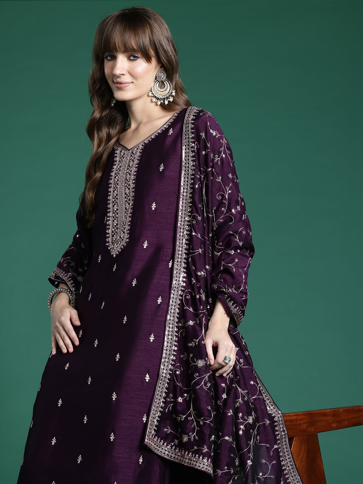 indo era, indo era kurta set, indo era suit, Kurta Set, Kurta set for women, cotton kurta set, indo era kurta set for women, Anarkali Kurta Set, Palazzo Kurta Set, Sleeveless Kurta, Embroidered Kurta, New Arrivals, Work wear, Dress, Best seller, Heeramandi dress, Summer sale, Summer suit, Wedding collection, Special offer, plus size, Spring summer, party wear, Summer Special, Printed Kurta, wedding wear, outfit ideas, Straight Kurta, Cotton Outfit, A line dress, dress for women,Purple kurta set