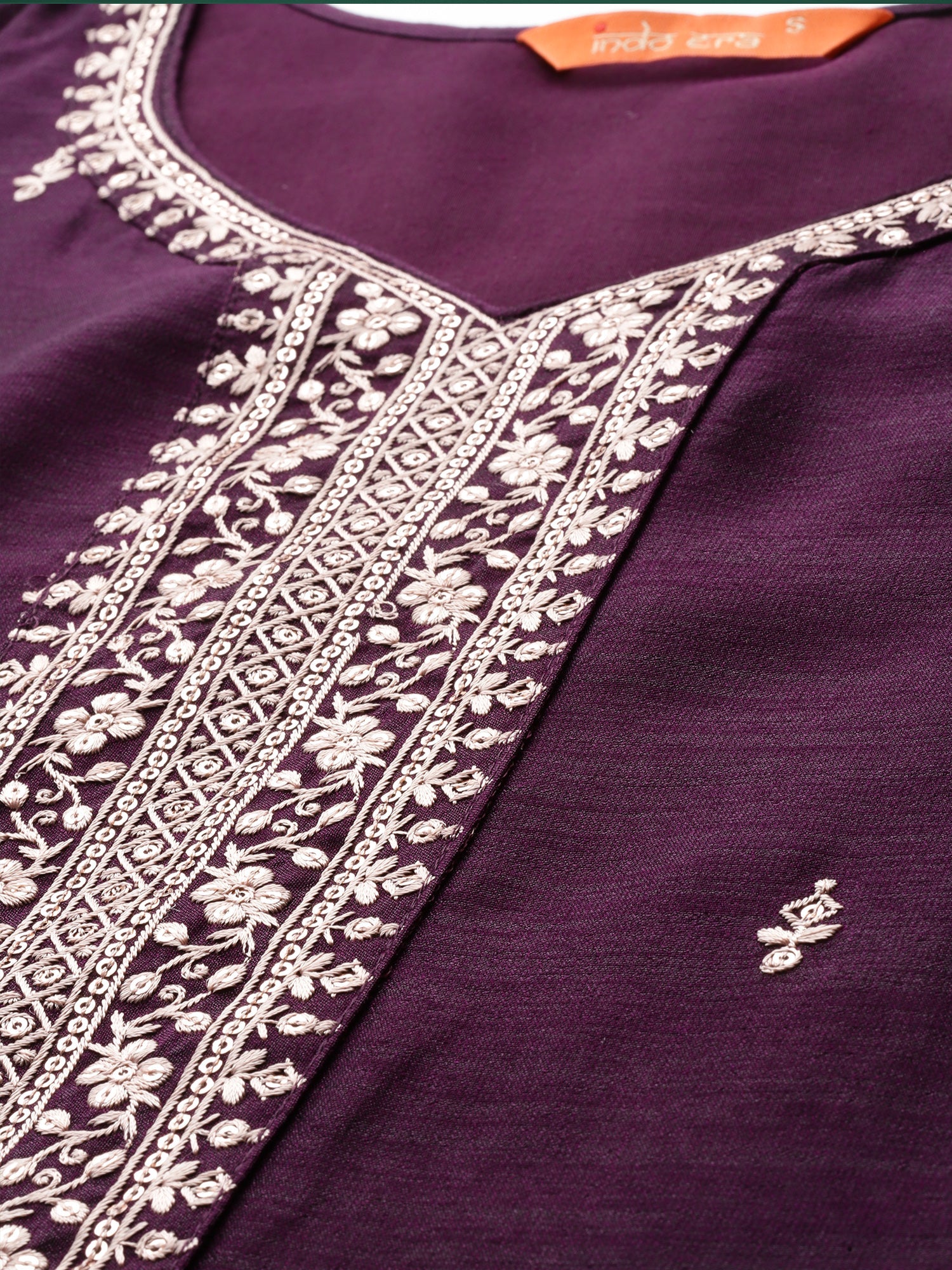 indo era, indo era kurta set, indo era suit, Kurta Set, Kurta set for women, cotton kurta set, indo era kurta set for women, Anarkali Kurta Set, Palazzo Kurta Set, Sleeveless Kurta, Embroidered Kurta, New Arrivals, Work wear, Dress, Best seller, Heeramandi dress, Summer sale, Summer suit, Wedding collection, Special offer, plus size, Spring summer, party wear, Summer Special, Printed Kurta, wedding wear, outfit ideas, Straight Kurta, Cotton Outfit, A line dress, dress for women,Purple kurta set