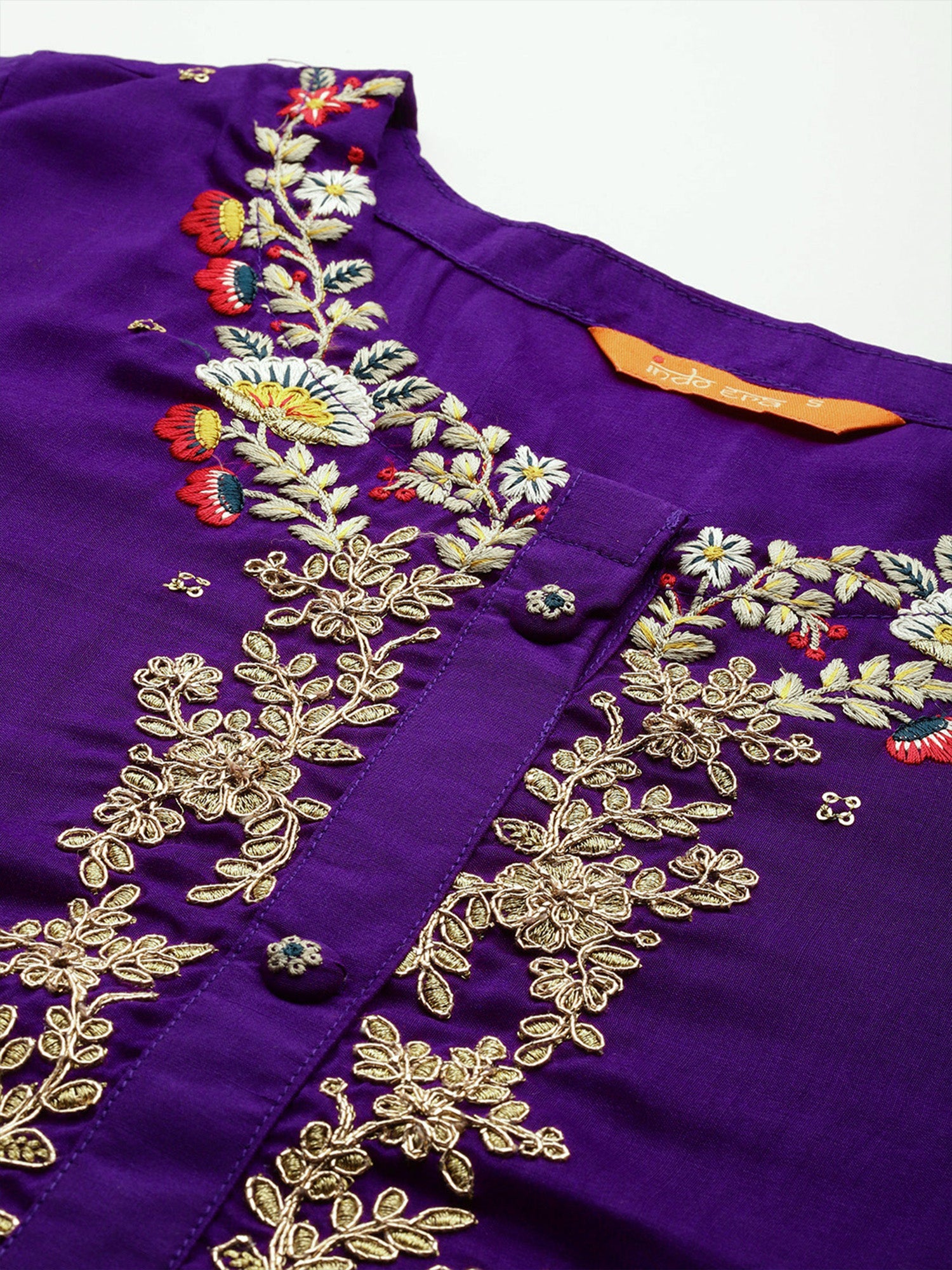indo era, suit, kurta set for women, indo era kurta, kurta sets for ladies, summer dresses for women, 3 piece suit, cotton kurta set for women, new arrivals, women kurti plazo set, women in suit, kurta suit, floral kurta, short suit, spring summer, Purple suit