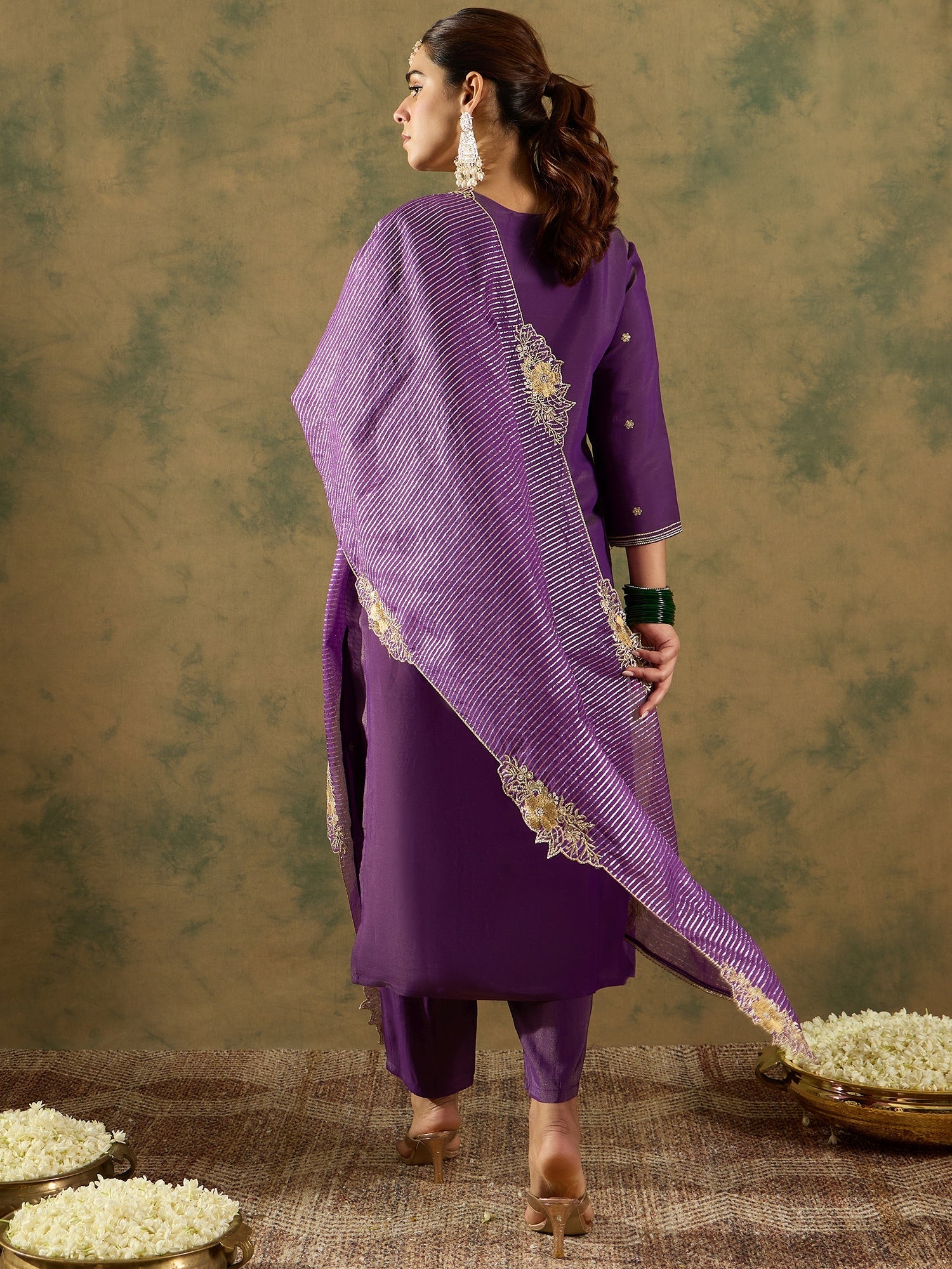 indo era, suit, kurta set for women, indo era kurta, kurta sets for ladies, summer dresses for women, 3 piece suit, cotton kurta set for women, new arrivals, women kurti plazo set, women in suit, kurta suit, floral kurta, short suit, spring summer, Purple suit