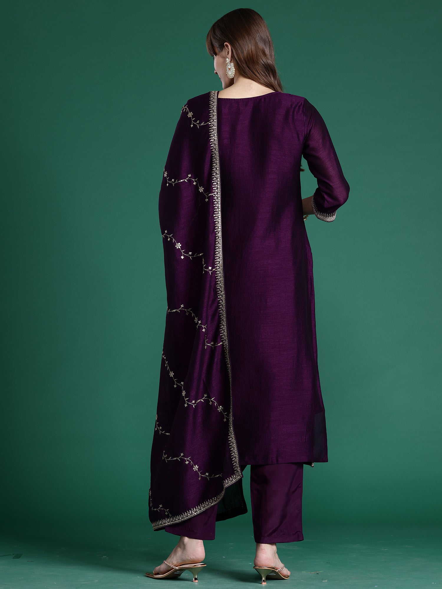 indo era, suit, kurta set for women, indo era kurta, kurta sets for ladies, summer dresses for women, 3 piece suit, cotton kurta set for women, new arrivals, women kurti plazo set, women in suit, kurta suit, floral kurta, short suit, spring summer, Purple suit