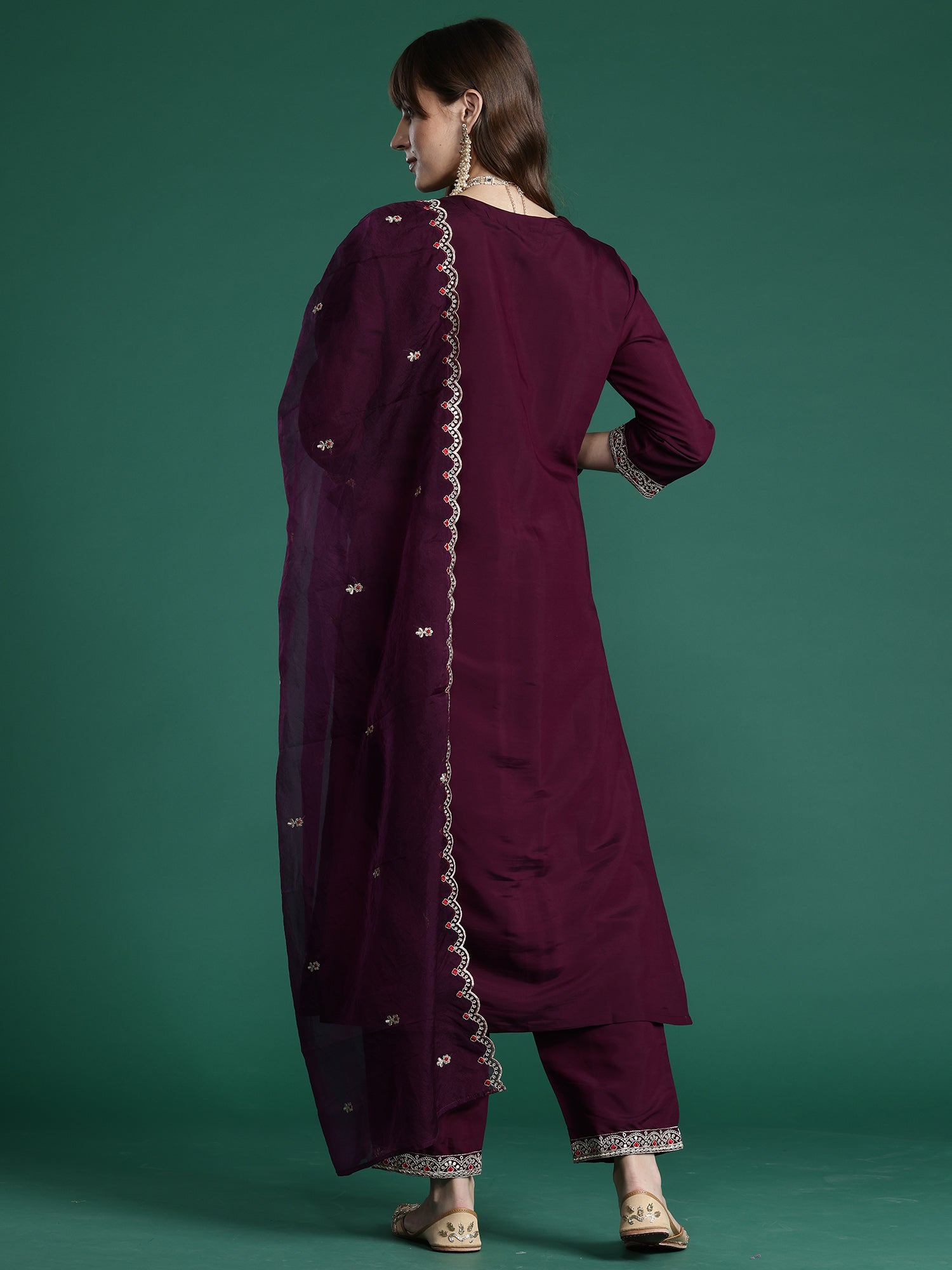 indo era, suit, kurta set for women, indo era kurta, kurta sets for ladies, summer dresses for women, 3 piece suit, cotton kurta set for women, new arrivals, women kurti plazo set, women in suit, kurta suit, floral kurta, short suit, spring summer, Burgundy suit