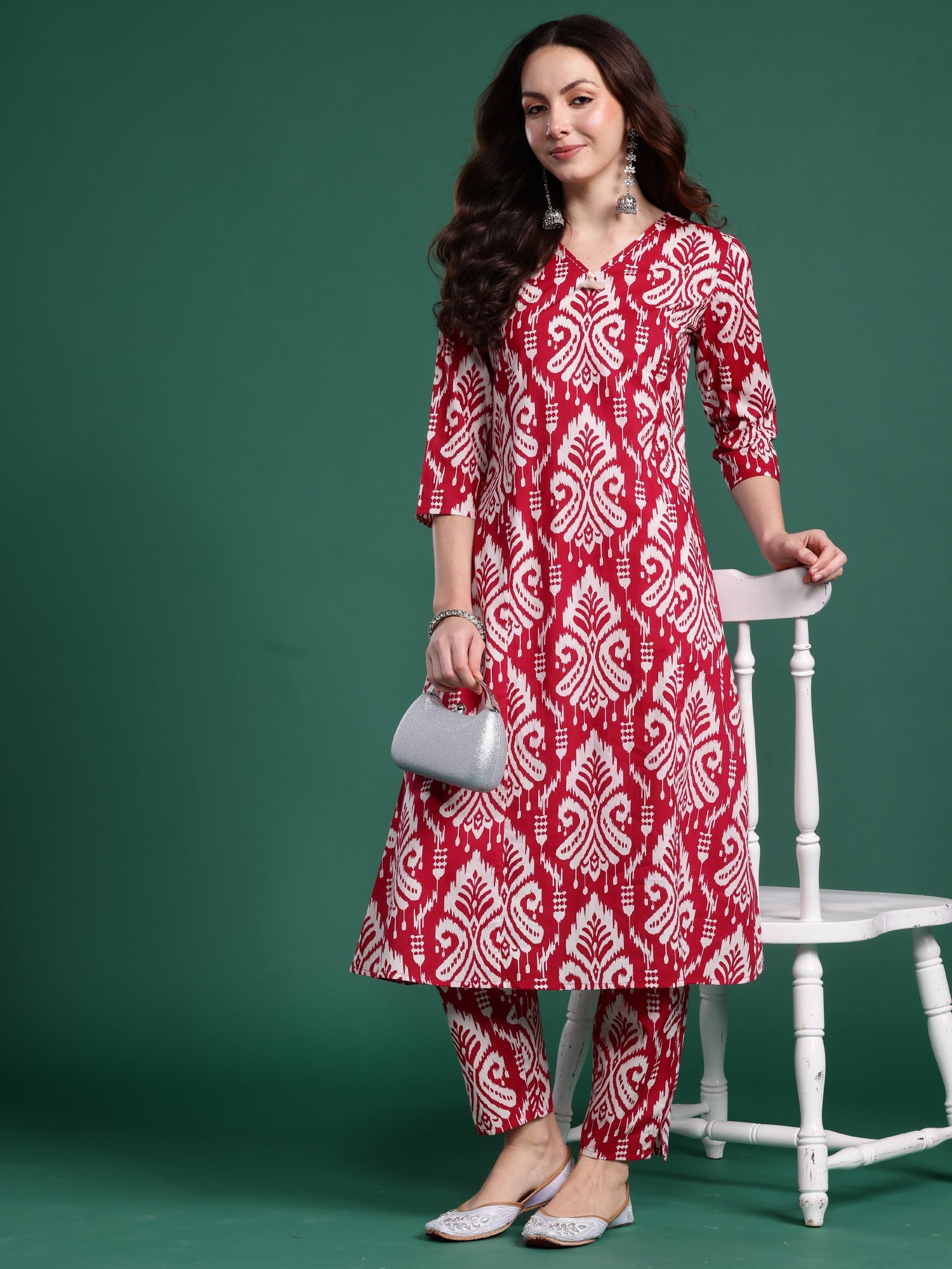 indo era, suit, kurta set for women, indo era kurta, kurta sets for ladies, summer dresses for women, 3 piece suit, cotton kurta set for women, new arrivals, women kurti plazo set, women in suit, kurta suit, floral kurta, short suit, spring summer, Pink suit
