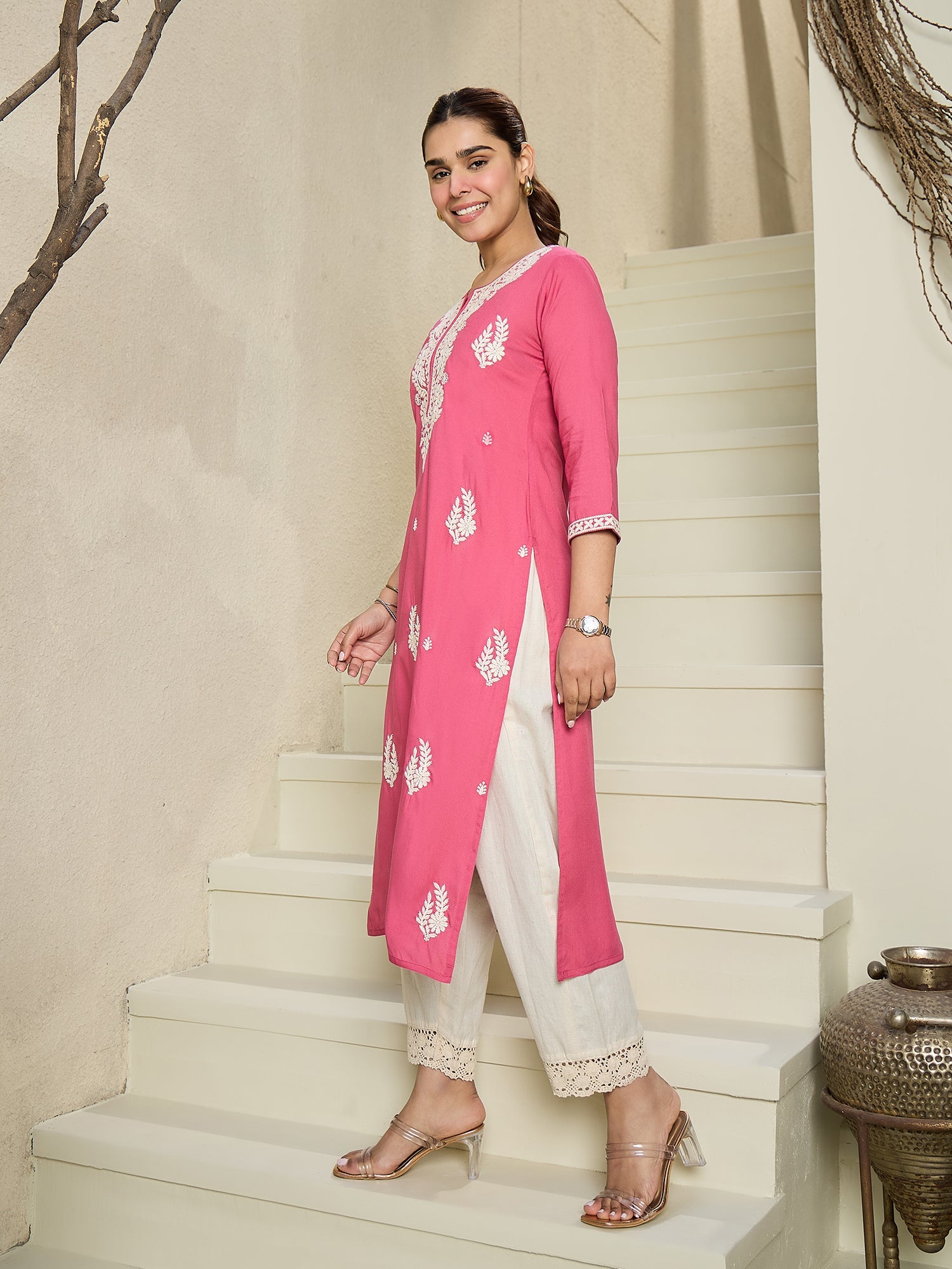 indo era, indo era kurta set, indo era suit, Kurta Set, Kurta set for women, cotton kurta set, indo era kurta set for women, Anarkali Kurta Set, Palazzo Kurta Set, Sleeveless Kurta, Embroidered Kurta, New Arrivals, Work wear, Dress, Best seller, Heeramandi dress, Summer sale, Summer suit, Wedding collection, Special offer, plus size, Spring summer, party wear, Summer Special, Printed Kurta, wedding wear, outfit ideas, Straight Kurta, Cotton Outfit, A line dress, dress for women,Pink kurta set