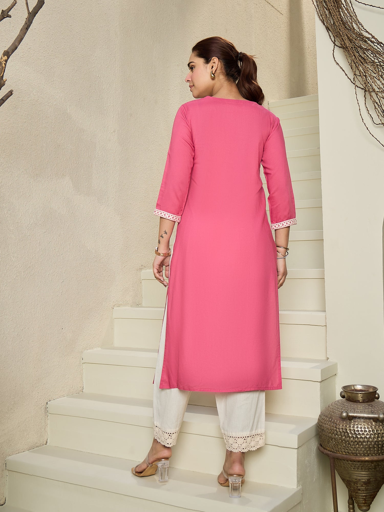 indo era, indo era kurta set, indo era suit, Kurta Set, Kurta set for women, cotton kurta set, indo era kurta set for women, Anarkali Kurta Set, Palazzo Kurta Set, Sleeveless Kurta, Embroidered Kurta, New Arrivals, Work wear, Dress, Best seller, Heeramandi dress, Summer sale, Summer suit, Wedding collection, Special offer, plus size, Spring summer, party wear, Summer Special, Printed Kurta, wedding wear, outfit ideas, Straight Kurta, Cotton Outfit, A line dress, dress for women,Pink kurta set