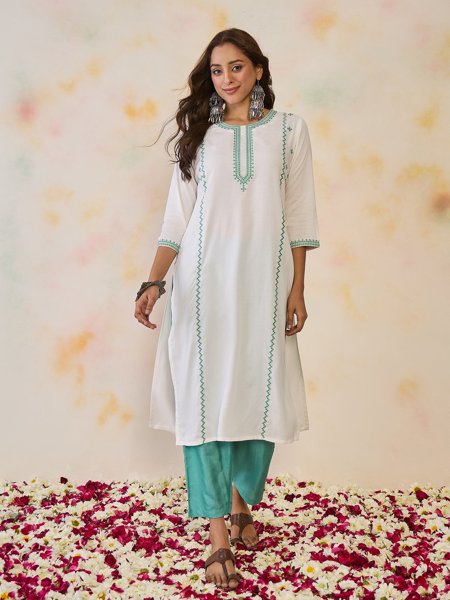 indo era, indo era kurta set, indo era suit, Kurta Set, Kurta set for women, cotton kurta set, indo era kurta set for women, Anarkali Kurta Set, Palazzo Kurta Set, Sleeveless Kurta, Embroidered Kurta, New Arrivals, Work wear, Dress, Best seller, Heeramandi dress, Summer sale, Summer suit, Wedding collection, Special offer, plus size, Spring summer, party wear, Summer Special, Printed Kurta, wedding wear, outfit ideas, Straight Kurta, Cotton Outfit, A line dress, dress for women,White kurta set