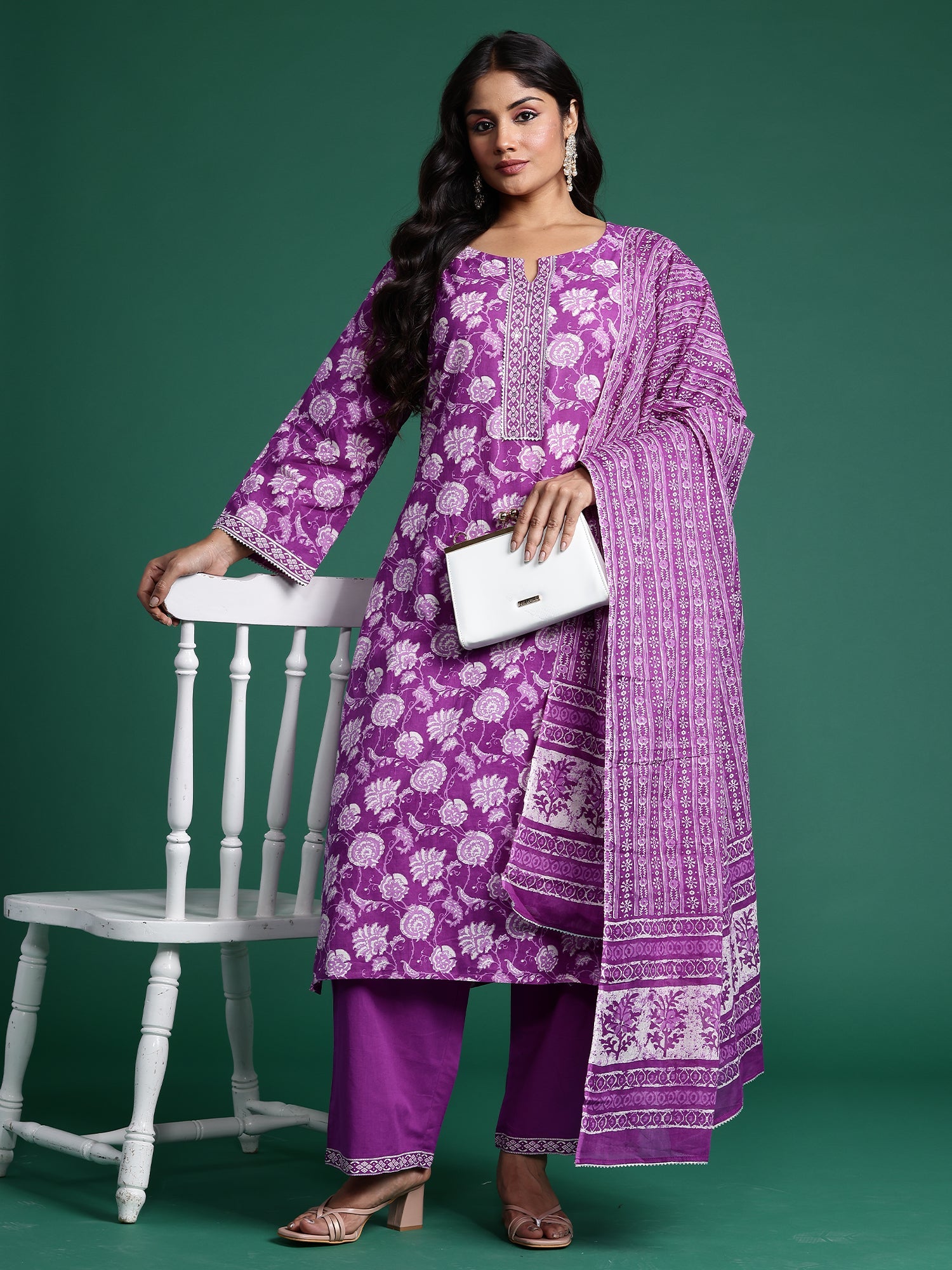 Purple Kurta Sets  For women,indo era, indoera, plus size kurta set, plus size suit for women, lavender kurta set, kurta set for women, 