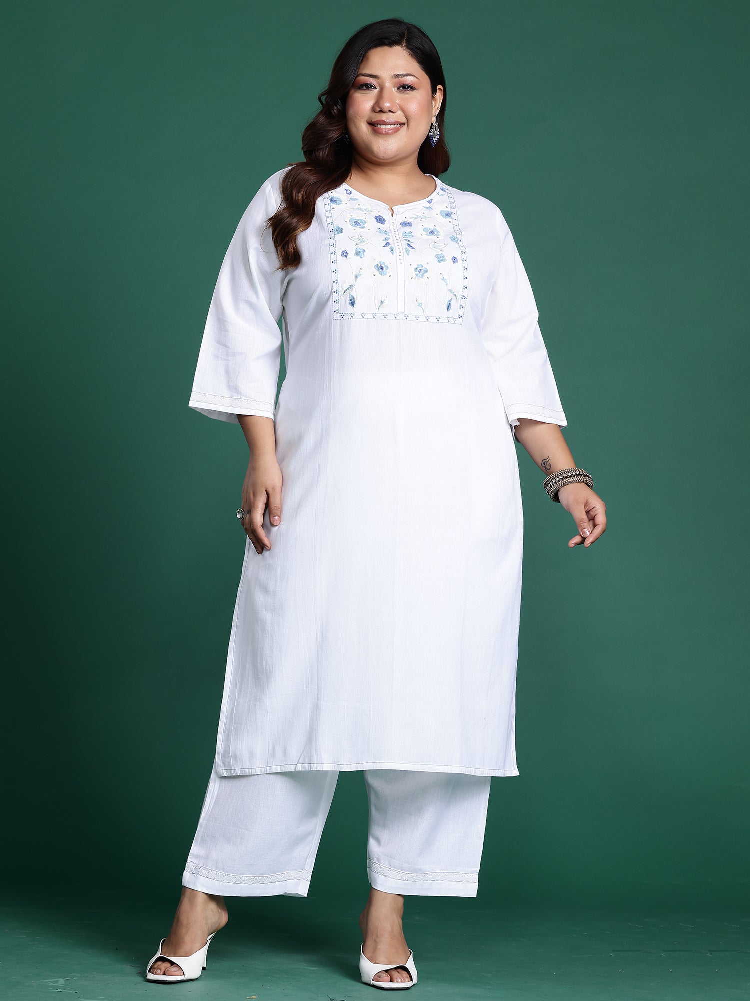 indo era, indo era kurta set, indo era suit, Kurta Set, Kurta set for women, cotton kurta set, indo era kurta set for women, Anarkali Kurta Set, Palazzo Kurta Set, Sleeveless Kurta, Embroidered Kurta, New Arrivals, Work wear, Dress, Best seller, Heeramandi dress, Summer sale, Summer suit, Wedding collection, Special offer, plus size, Spring summer, party wear, Summer Special, Printed Kurta, wedding wear, outfit ideas, Straight Kurta, Cotton Outfit, A line dress, dress for women,White kurta set