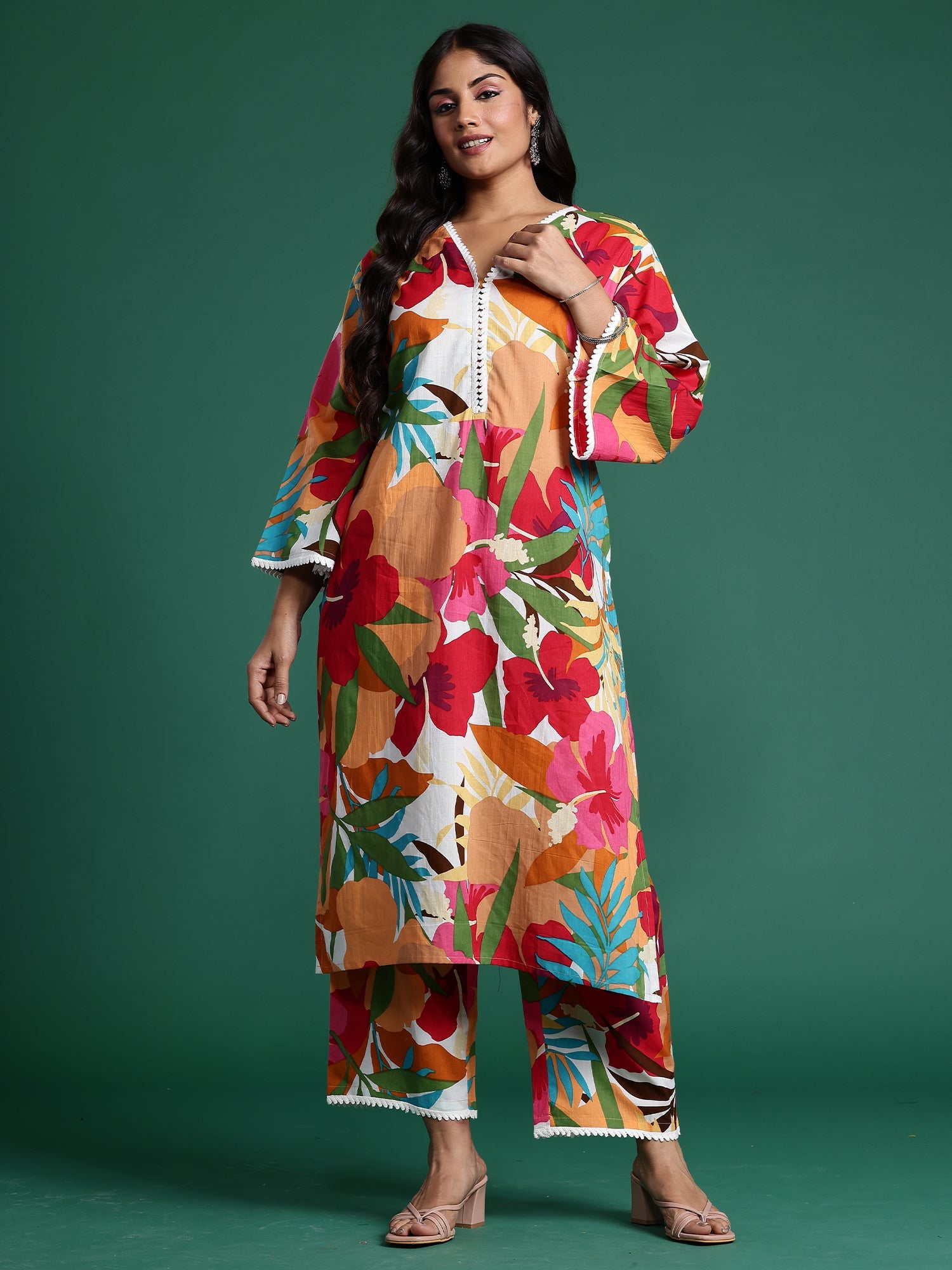 Multi Kurta Sets  For women,indo era, indoera, plus size kurta set, plus size suit for women, lavender kurta set, kurta set for women, 