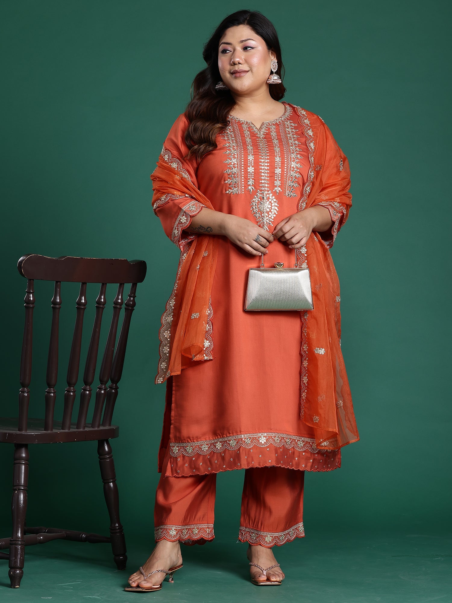 indo era, indo era kurta set, indo era suit, Kurta Set, Kurta set for women, cotton kurta set, indo era kurta set for women, Anarkali Kurta Set, Palazzo Kurta Set, Sleeveless Kurta, Embroidered Kurta, New Arrivals, Work wear, Dress, Best seller, Heeramandi dress, Summer sale, Summer suit, Wedding collection, Special offer, plus size, Spring summer, party wear, Summer Special, Printed Kurta, wedding wear, outfit ideas, Straight Kurta, Cotton Outfit, A line dress, dress for women,Rust kurta set