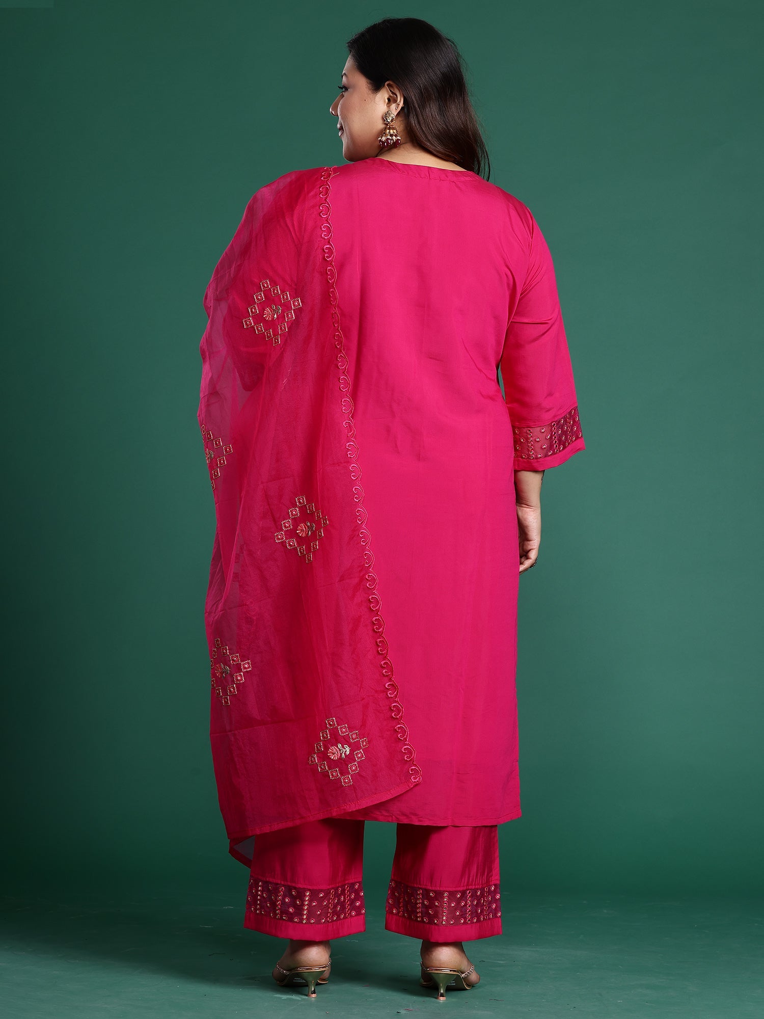 indo era, suit, kurta set for women, indo era kurta, kurta sets for ladies, summer dresses for women, 3 piece suit, cotton kurta set for women, new arrivals, women kurti plazo set, women in suit, kurta suit, floral kurta, short suit, spring summer, Pink suit