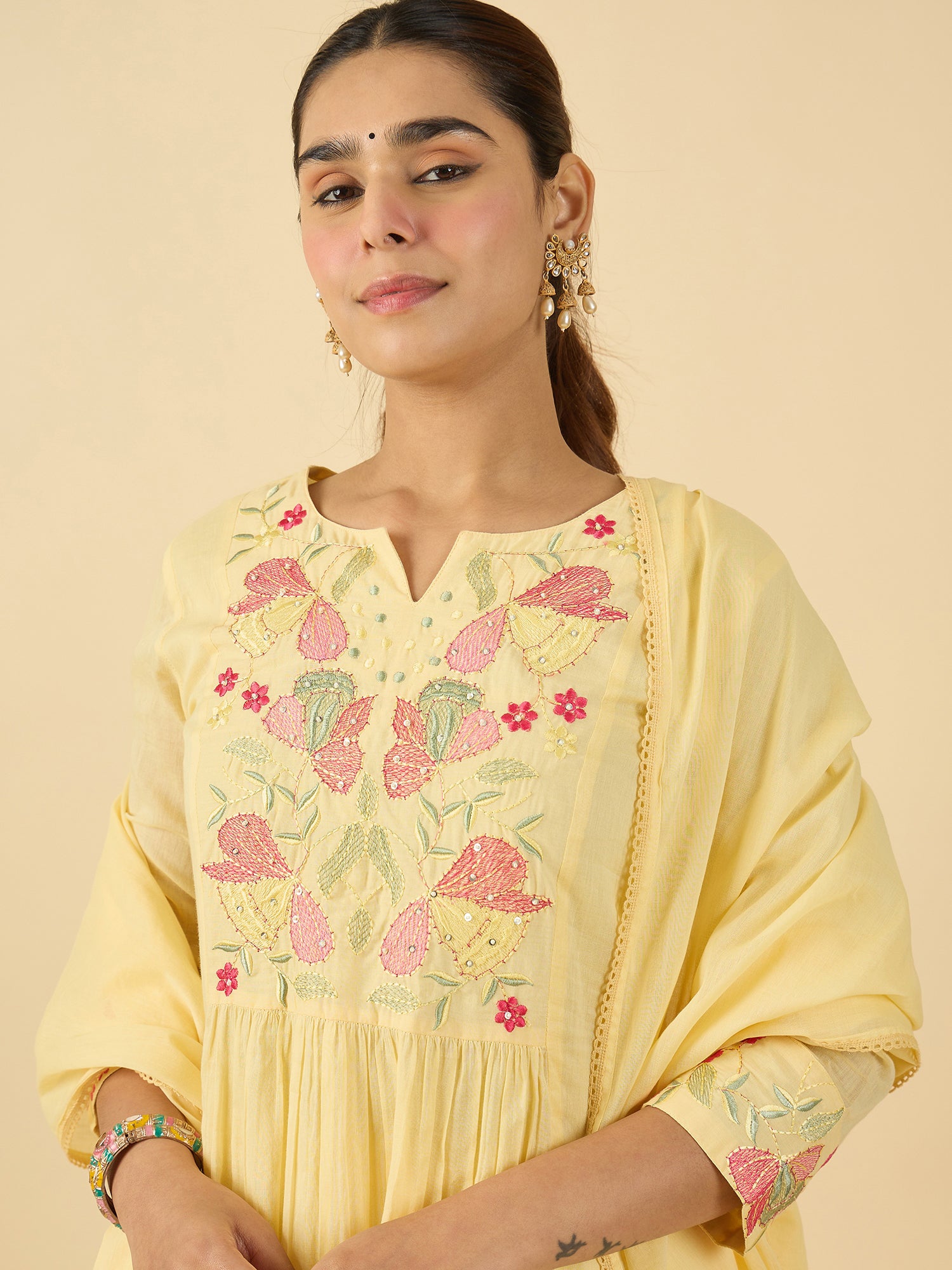 Yellow Kurta Sets  For women,indo era, indoera, kurta set for women, women kurta set, women suit, summer wear for women, festive suit for women, mother's day outfit, dress for mother, mother's day special, heeramandi dress