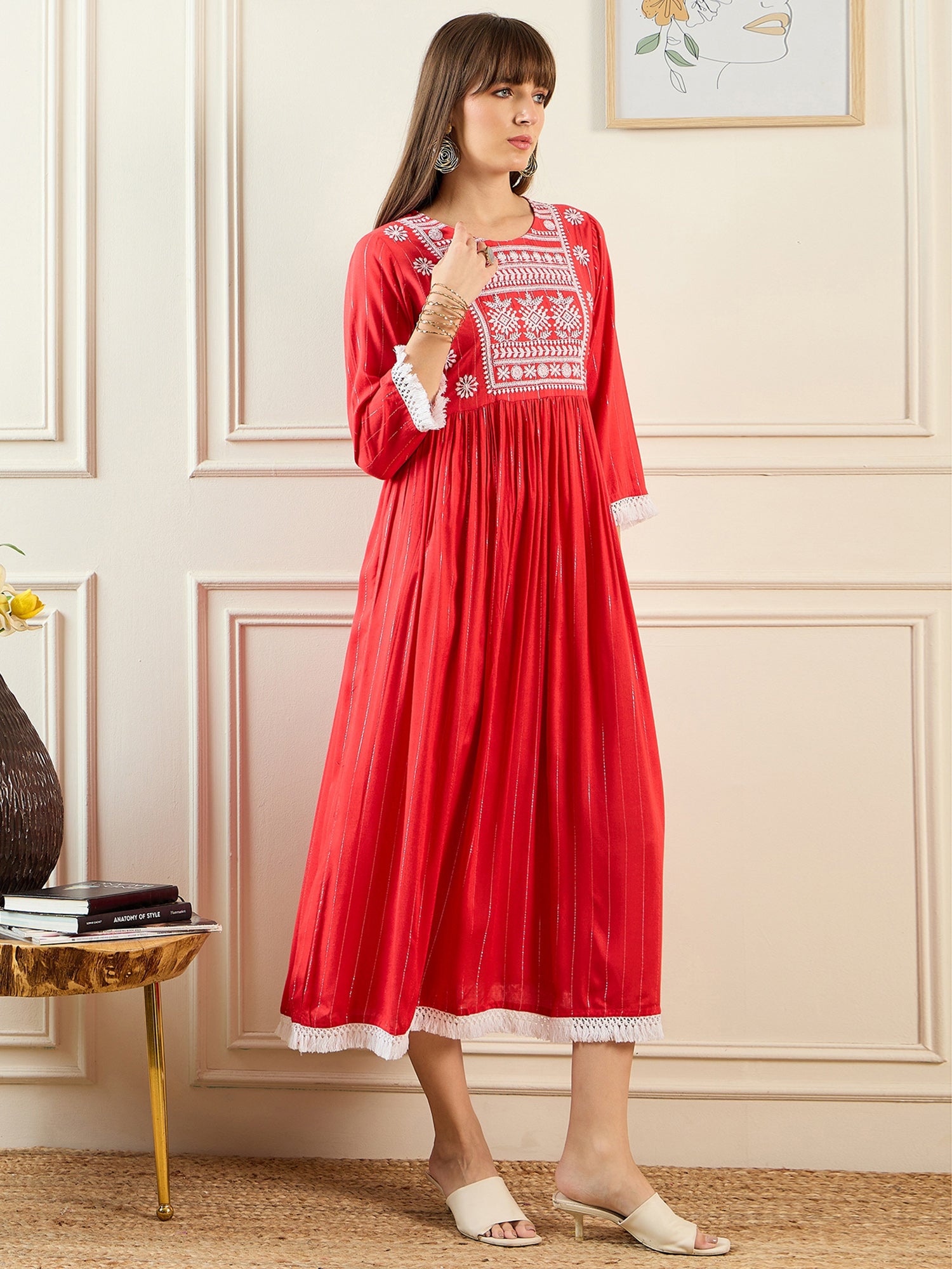 Red Dresses  For women,indo era, indoera, kurta set for women, women kurta set, women suit, summer wear for women, festive suit for women, mother's day outfit, dress for mother, mother's day special, kurta set for women, kurta for women, kurta trouser and dupatta
