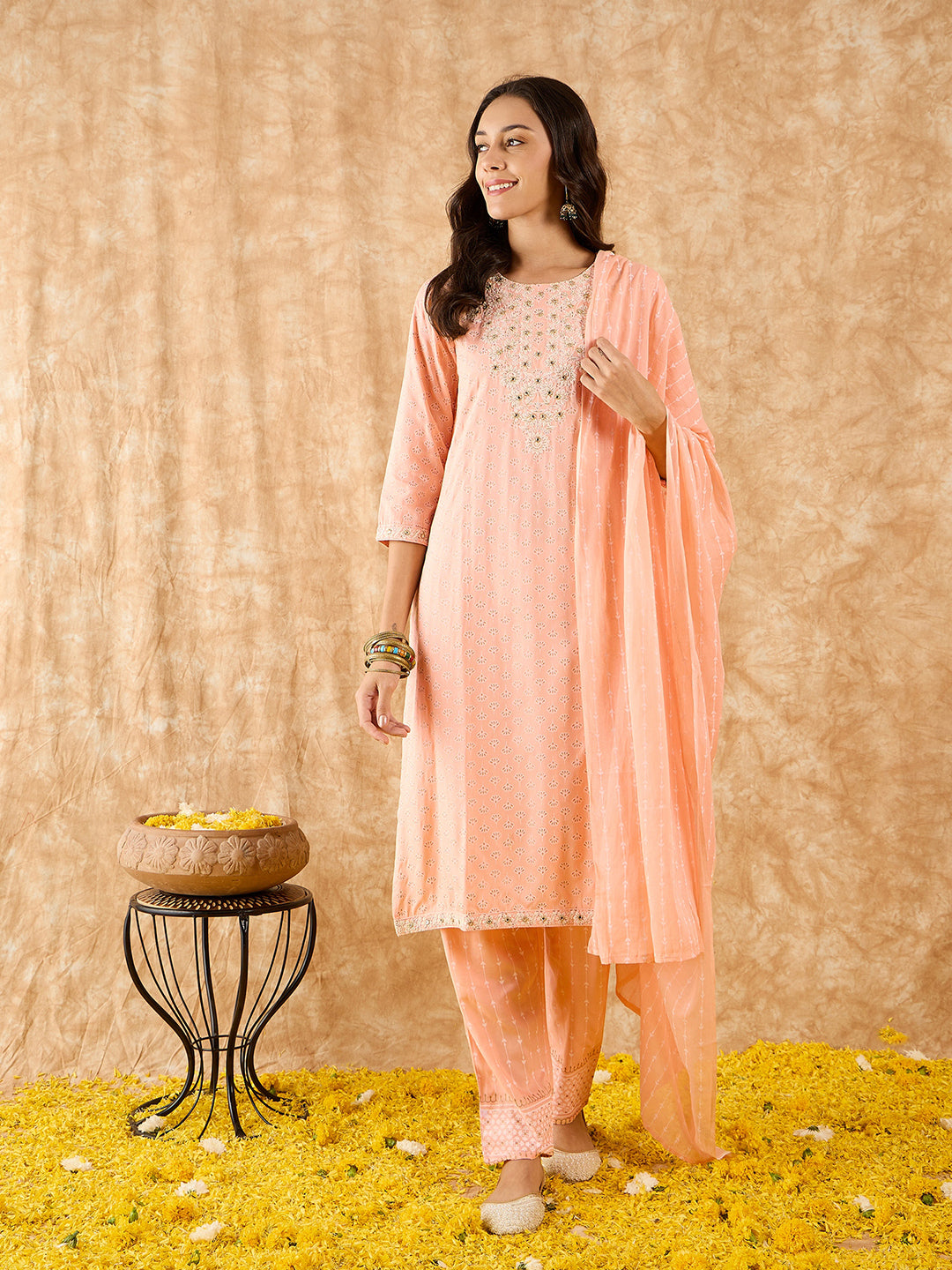 indo era, indoera, indo era kurta, heeramandi dress, heeramandi, dress for women, kurta for women, kurtaset for women, indo era kurta set, indo era suit, anarkali kurta, salwar suit, sharara set, cotton kurta, dress for women, kurta for women, birthday dress for women, gown for women, formal dress for women, party wear for women, summer dress, female kurti, cotton dress for women, kurta with dupatta, dressing style, casual look, new arrival for women, Peach suit