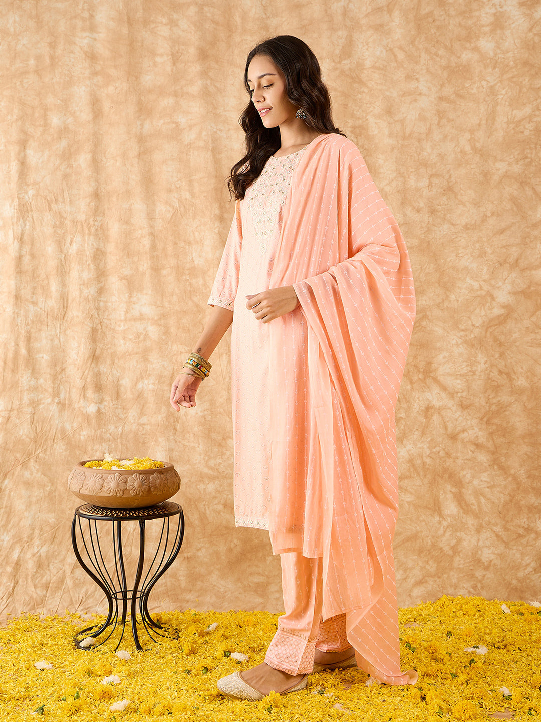 indo era, indoera, indo era kurta, heeramandi dress, heeramandi, dress for women, kurta for women, kurtaset for women, indo era kurta set, indo era suit, anarkali kurta, salwar suit, sharara set, cotton kurta, dress for women, kurta for women, birthday dress for women, gown for women, formal dress for women, party wear for women, summer dress, female kurti, cotton dress for women, kurta with dupatta, dressing style, casual look, new arrival for women, Peach suit