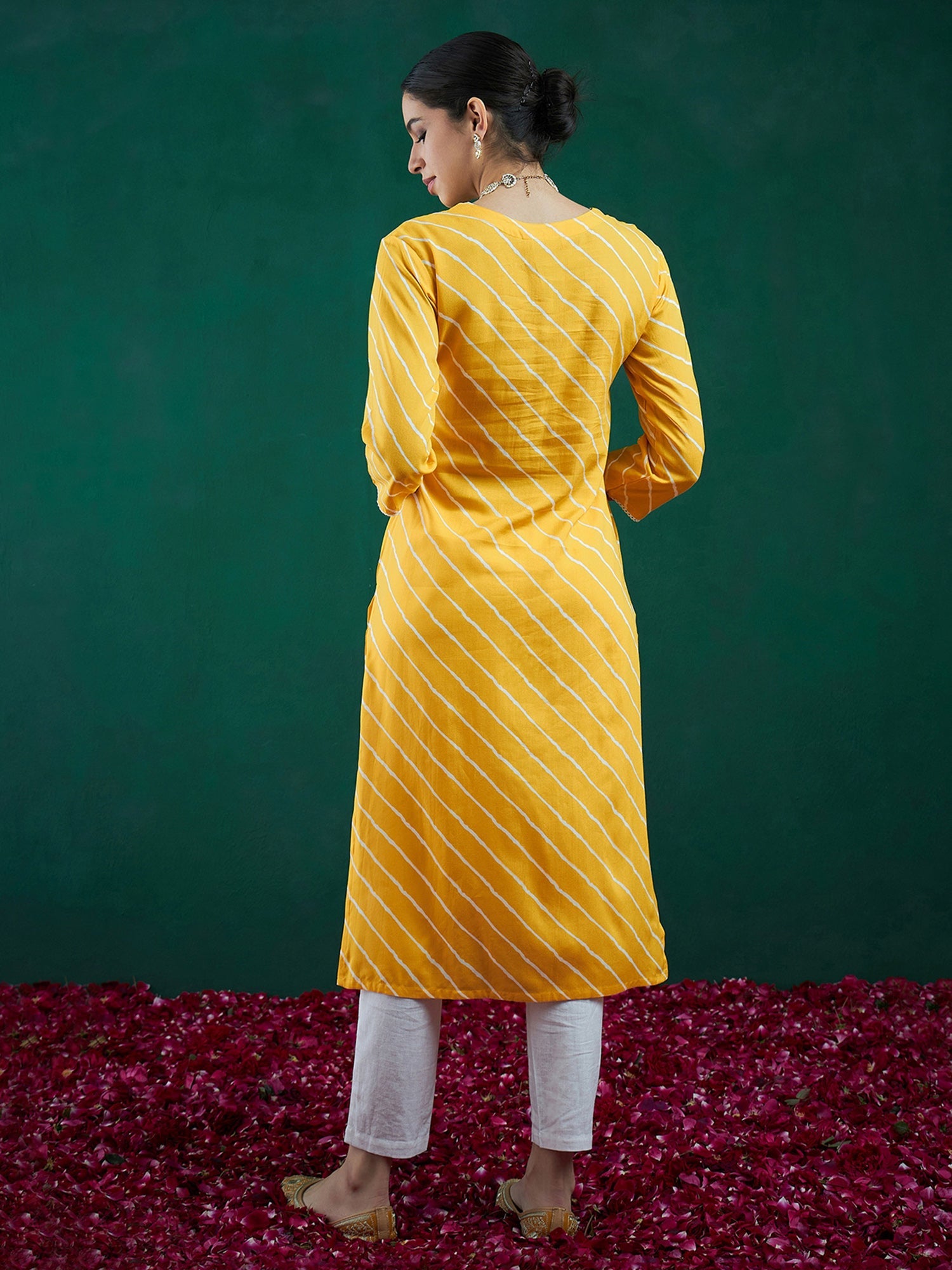 Yellow Kurtas  For women,indo era, indoera, kurta set for women, women kurta set, women suit, summer wear for women, festive suit for women, mother's day outfit, dress for mother, mother's day special, kurta set for women, kurta for women, kurta trouser and dupatta