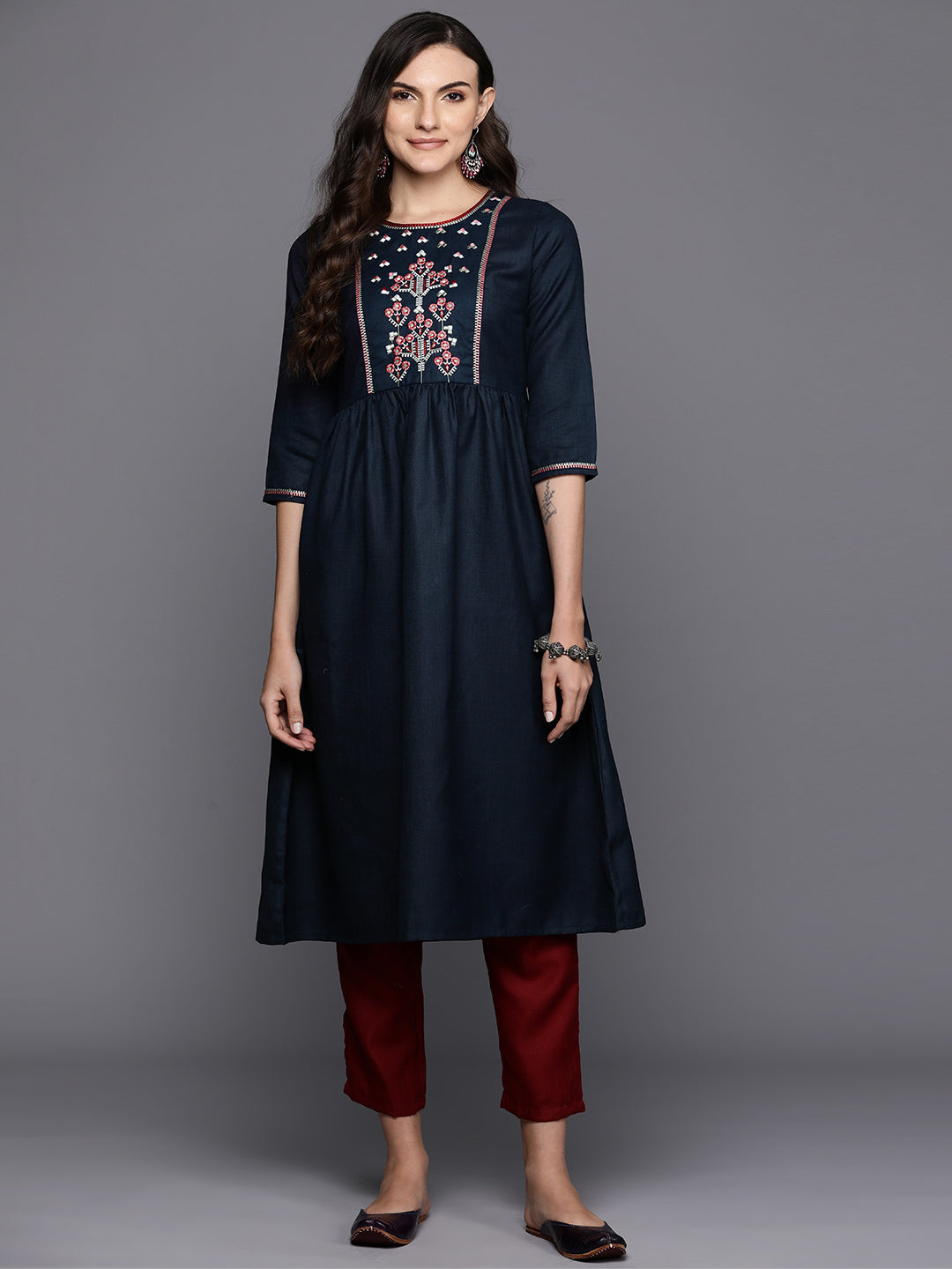 indo era, indoera, indo era kurta, heeramandi dress, heeramandi, dress for women, kurta for women, kurtaset for women, indo era kurta set, indo era suit, anarkali kurta, salwar suit, sharara set, cotton kurta, dress for women, kurta for women, birthday dress for women, gown for women, formal dress for women, party wear for women, summer dress, female kurti, cotton dress for women, kurta with dupatta, dressing style, casual look, new arrival for women, Navy blue kurta
