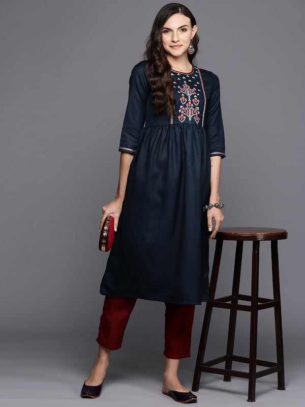 indo era, indoera, indo era kurta, heeramandi dress, heeramandi, dress for women, kurta for women, kurtaset for women, indo era kurta set, indo era suit, anarkali kurta, salwar suit, sharara set, cotton kurta, dress for women, kurta for women, birthday dress for women, gown for women, formal dress for women, party wear for women, summer dress, female kurti, cotton dress for women, kurta with dupatta, dressing style, casual look, new arrival for women, Navy blue kurta