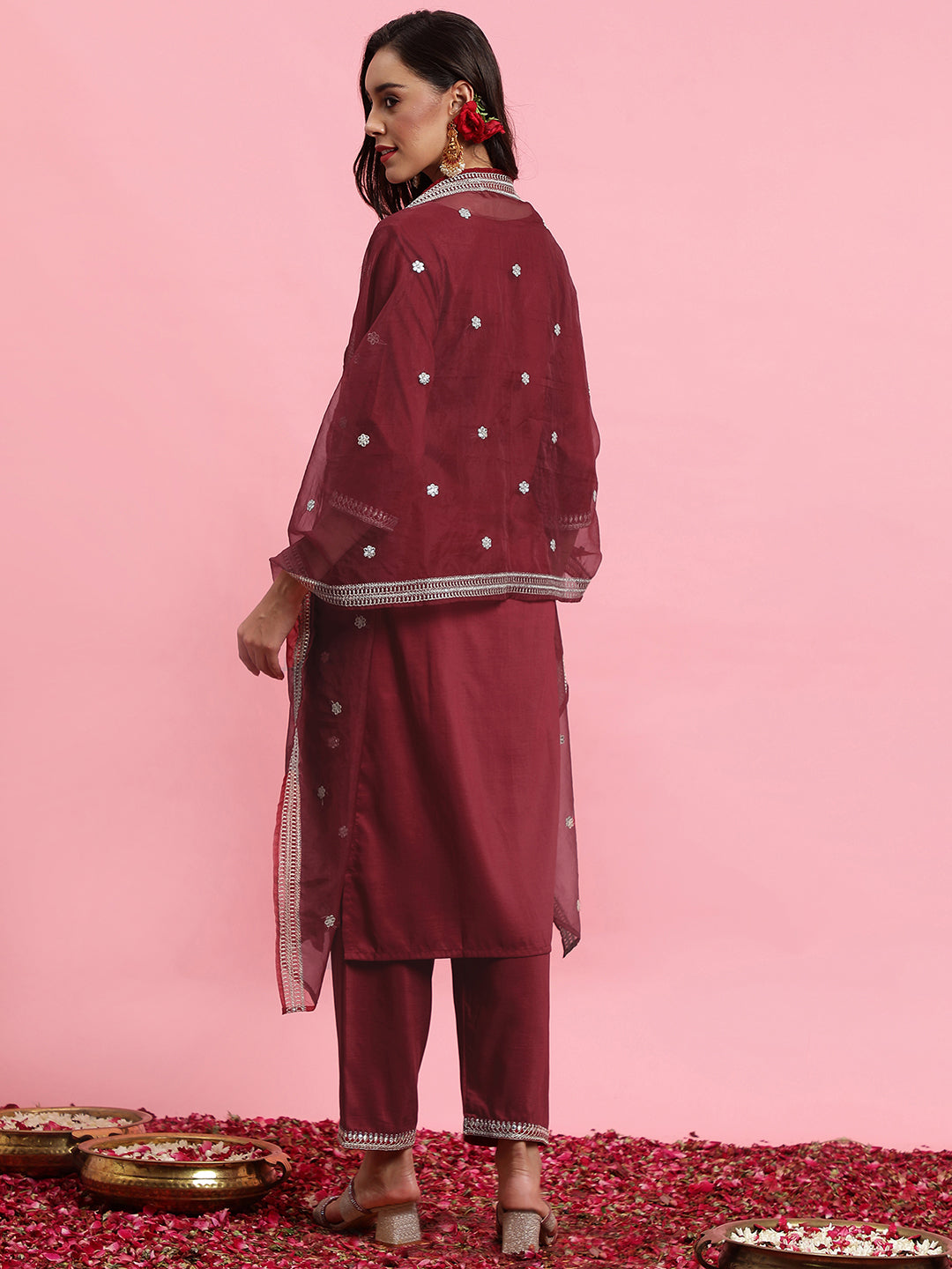 Red Kurta Sets  For women,indo era, indoera, kurta set for women, women kurta set, women suit, summer wear for women, festive suit for women, mother's day outfit, dress for mother, mother's day special, heeramandi dress