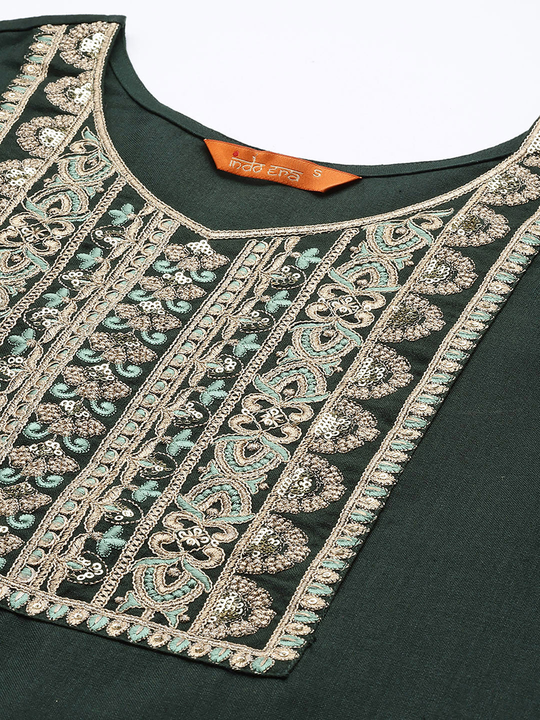 Green Kurta Sets  For women,indo era, indoera, kurta set for women, women kurta set, women suit, summer wear for women, festive suit for women, mother's day outfit, dress for mother, mother's day special, kurta set for women, kurta for women, kurta trouser and dupatta