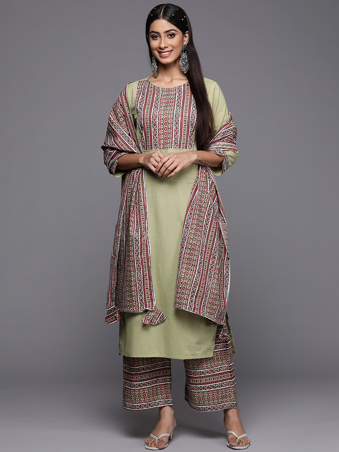 Green Kurta Sets  For women,indo era, indoera, kurta set for women, women kurta set, women suit, summer wear for women, cotton suit set, women cotton kurta, cotton kurta with dupatta