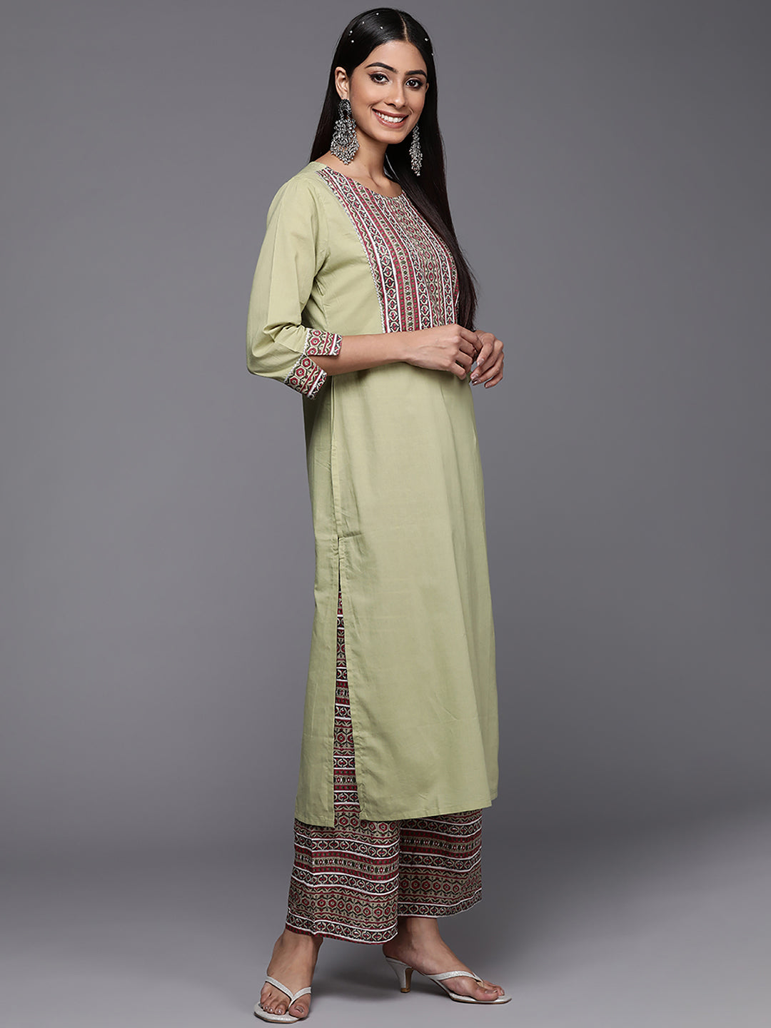 Green Kurta Sets  For women,indo era, indoera, kurta set for women, women kurta set, women suit, summer wear for women, cotton suit set, women cotton kurta, cotton kurta with dupatta
