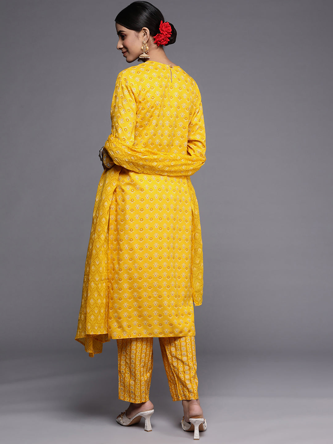 Mustard Kurta Sets  For women,indo era, indoera, kurta set for women, women kurta set, women suit, summer wear for women, festive suit for women, mother's day outfit, dress for mother, mother's day special, kurta set for women, kurta for women, kurta trouser and dupatta