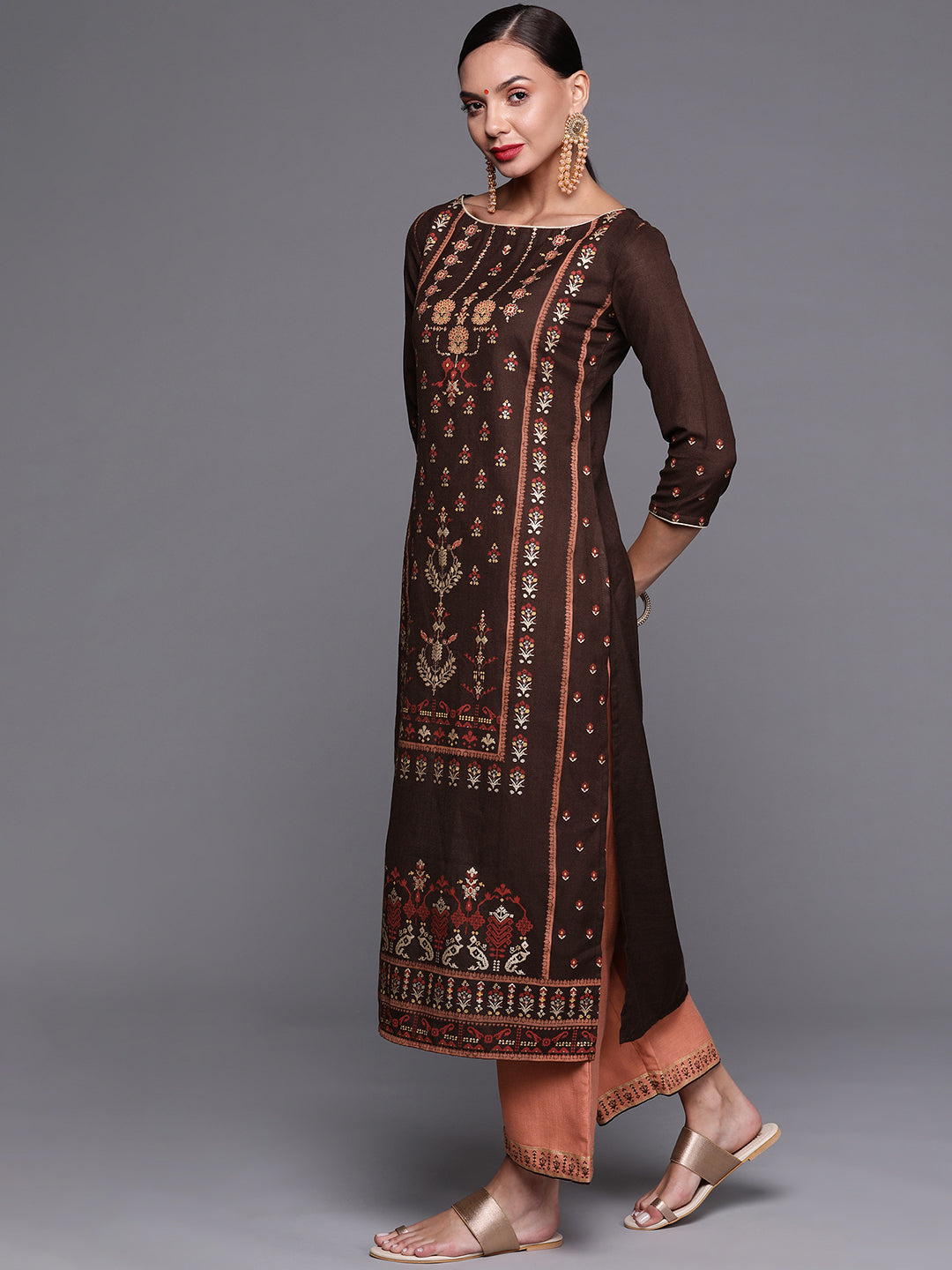 indo era, indoera, indo era kurta, heeramandi dress, heeramandi, dress for women, kurta for women, kurtaset for women, indo era kurta set, indo era suit, anarkali kurta, salwar suit, sharara set, cotton kurta, dress for women, kurta for women, birthday dress for women, gown for women, formal dress for women, party wear for women, summer dress, female kurti, cotton dress for women, kurta with dupatta, dressing style, casual look, new arrival for women, Brown suit