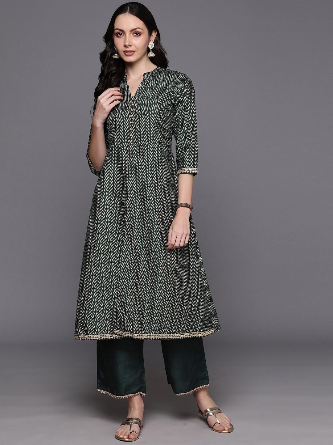 Green Kurta Sets  For women,indo era, indoera, kurta set for women, women kurta set, women suit, summer wear for women, festive suit for women, mother's day outfit, dress for mother, mother's day special, kurta set for women, kurta for women, kurta trouser and dupatta