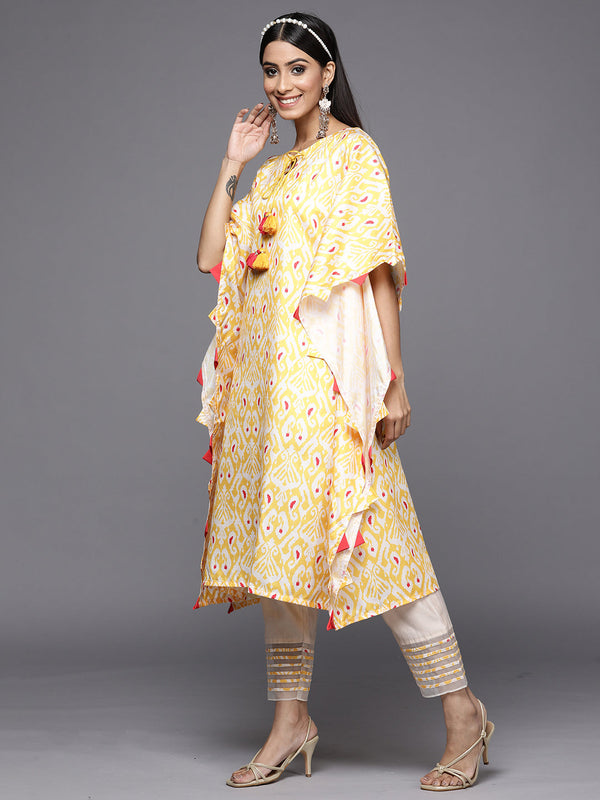 Yellow Kurta Sets  For women,indo era, indoera, kurta set for women, women kurta set, women suit, summer wear for women, festive suit for women, mother's day outfit, dress for mother, mother's day special, kurta set for women, kurta for women, kurta trouser and dupatta