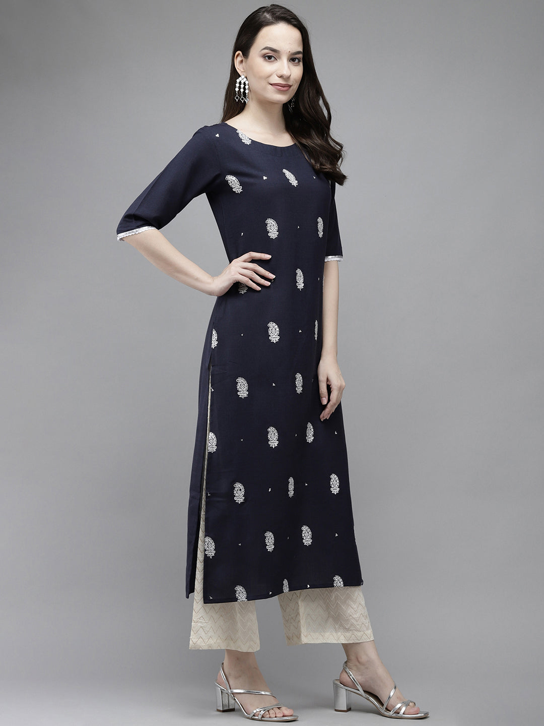 indo era, indoera, indo era kurta, heeramandi dress, heeramandi, dress for women, kurta for women, kurtaset for women, indo era kurta set, indo era suit, anarkali kurta, salwar suit, sharara set, cotton kurta, dress for women, kurta for women, birthday dress for women, gown for women, formal dress for women, party wear for women, summer dress, female kurti, cotton dress for women, kurta with dupatta, dressing style, casual look, new arrival for women, Navy Blue kurta