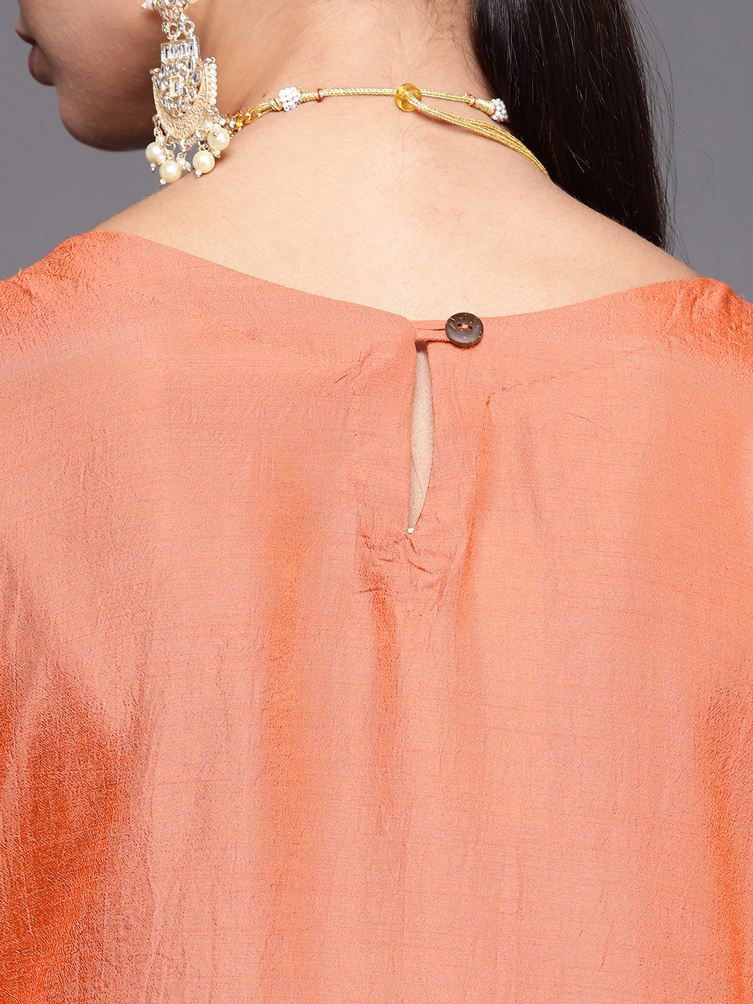 Peach Kurtas  For women,indo era, indoera, kurta set for women, women kurta set, women suit, summer wear for women, festive suit for women, mother's day outfit, dress for mother, mother's day special, kurta set for women, kurta for women, kurta trouser and dupatta